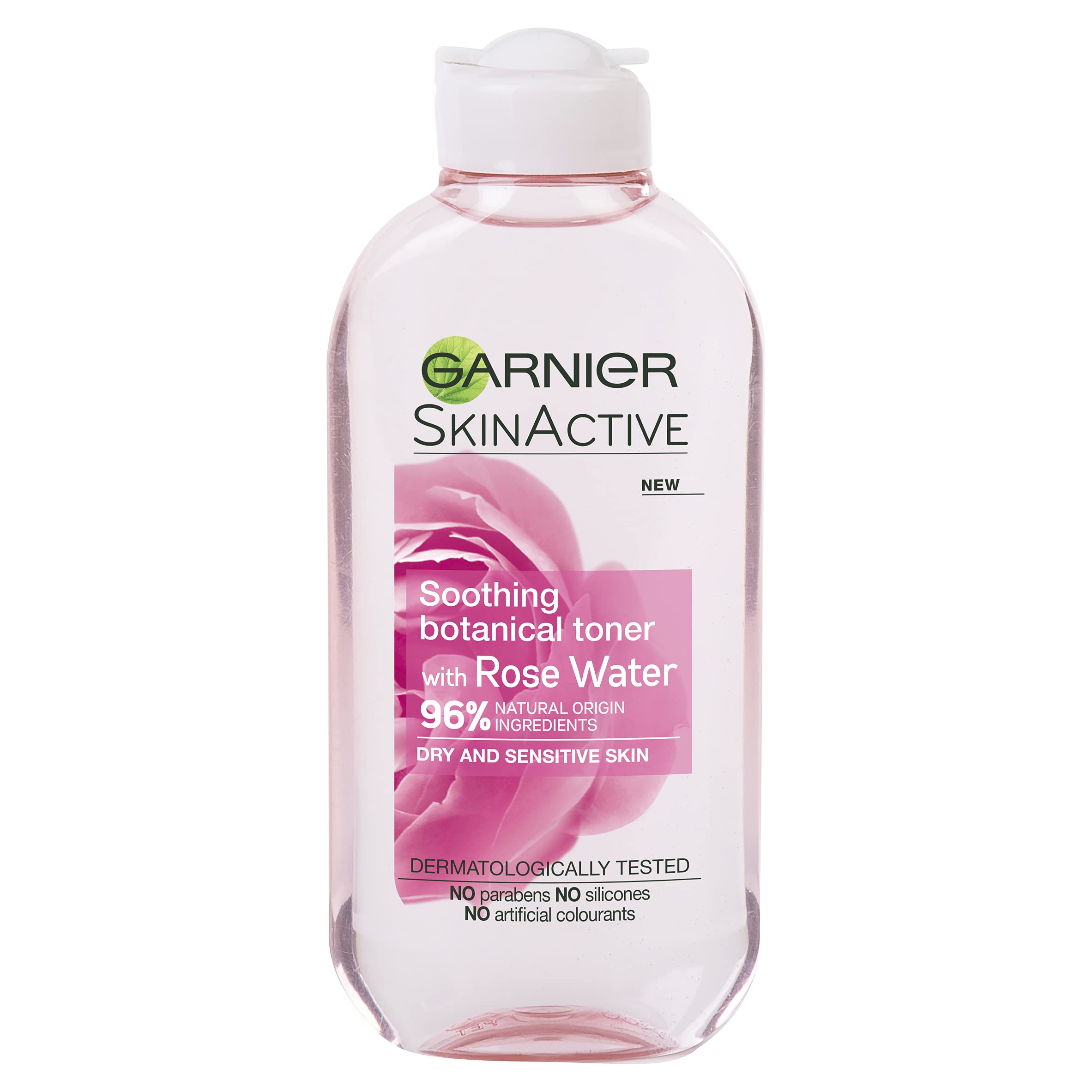 Garnier Natural Rose Water Toner for Sensitive Skin, 200ml