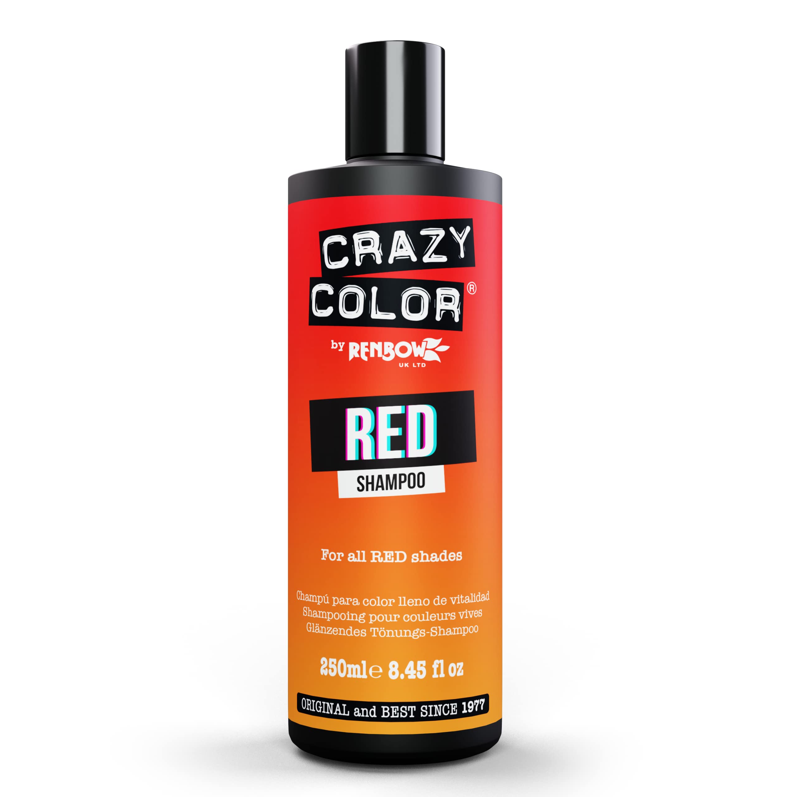 Crazy Color Vibrant Color Shampoo CRC039 - Red Pigment Maintenance, Salt & Sulphate Free