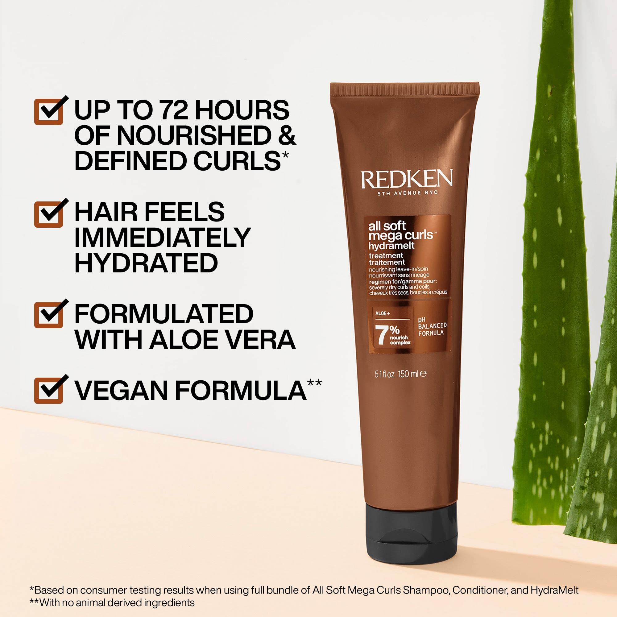 REDKEN All Soft Mega Curls HydraMelt Leave-In Conditioner Treatment