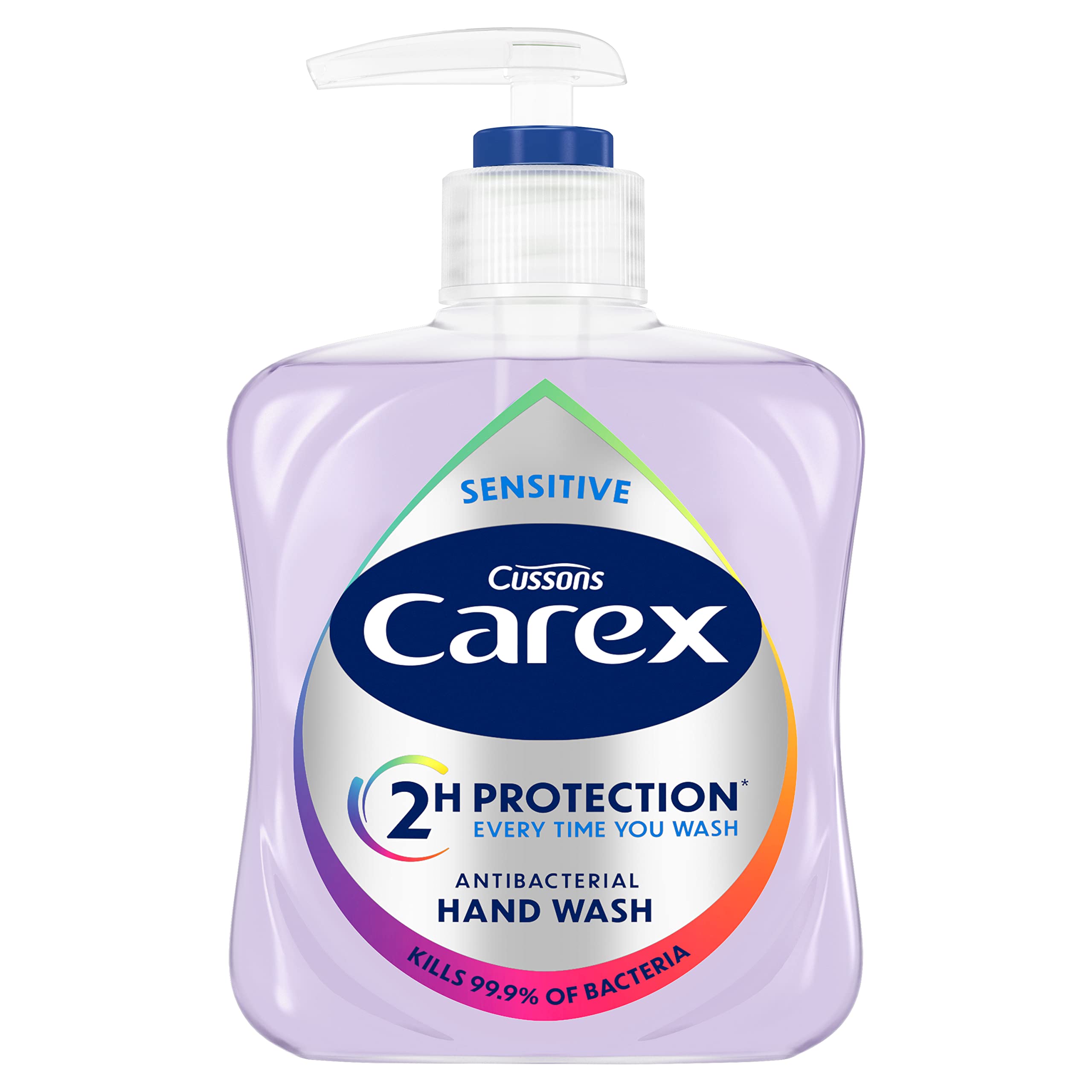 Carex Dermacare Sensitive Antibacterial Hand Wash with Natural Moisturisers, Musk Scent, 6 x 250ml 3