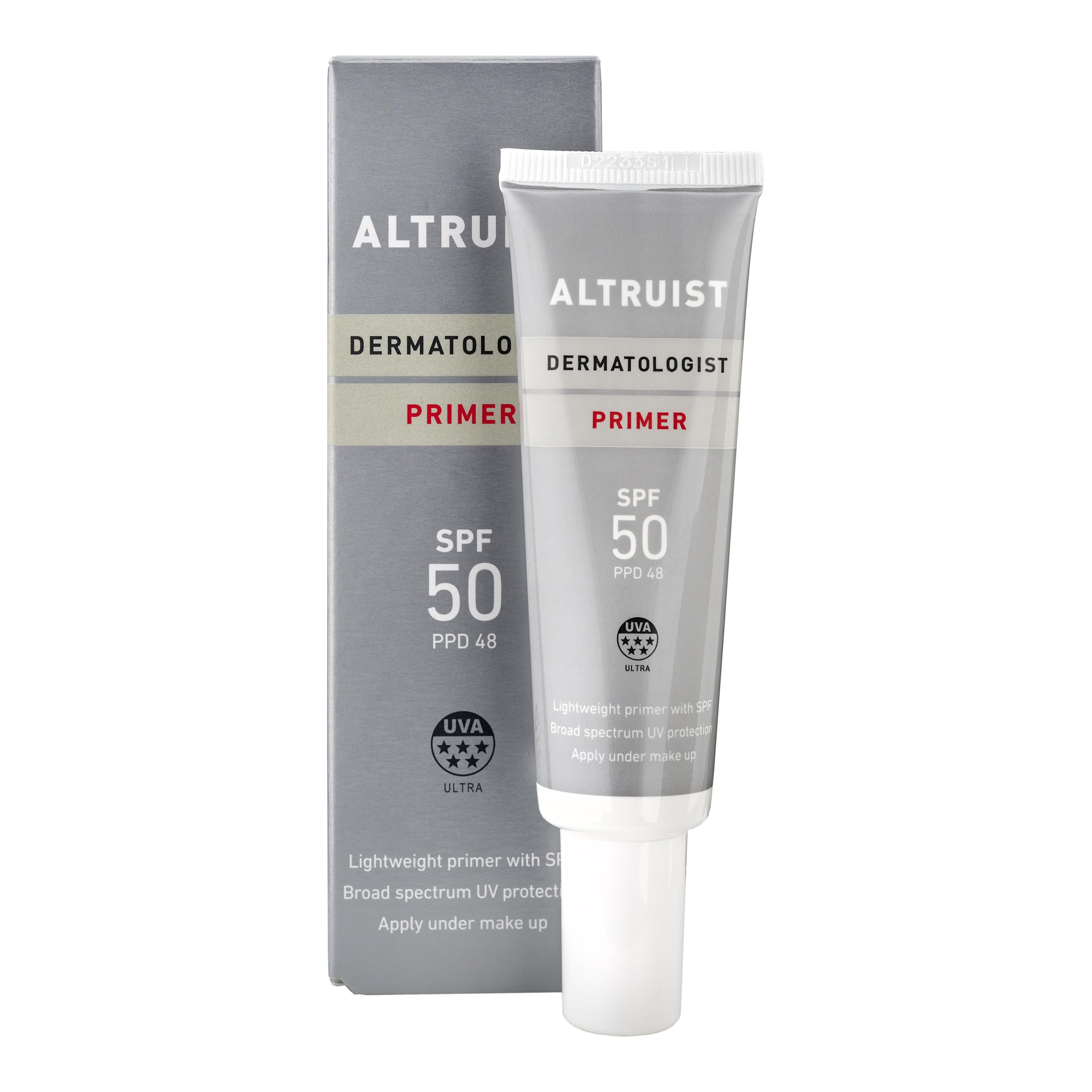 Altruist Primer SPF50 30ml - Lightweight Sunscreen with 5 Star Ultra UVA Protection