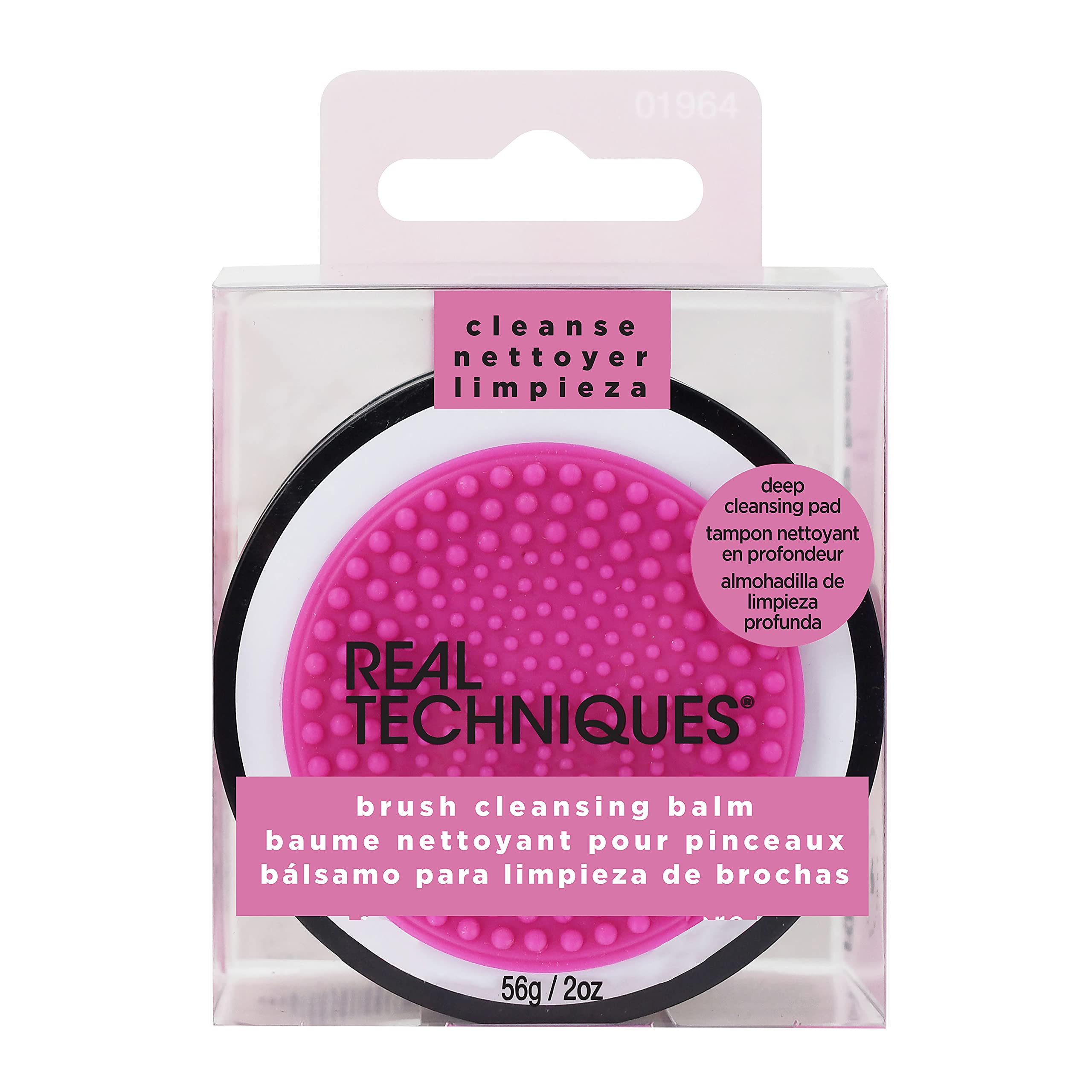 Real Techniques Brush Cleansing Balm with Deep Cleansing Pad for Makeup Brushes