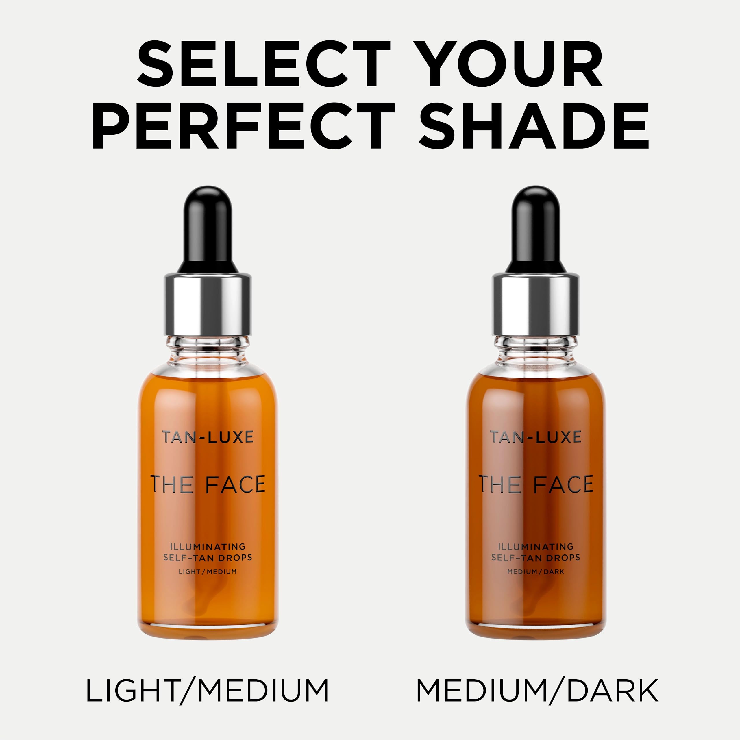 TAN-LUXE THE FACE Self Tanning Drops for Custom Face Tan, Light/Medium (10 ml) 7