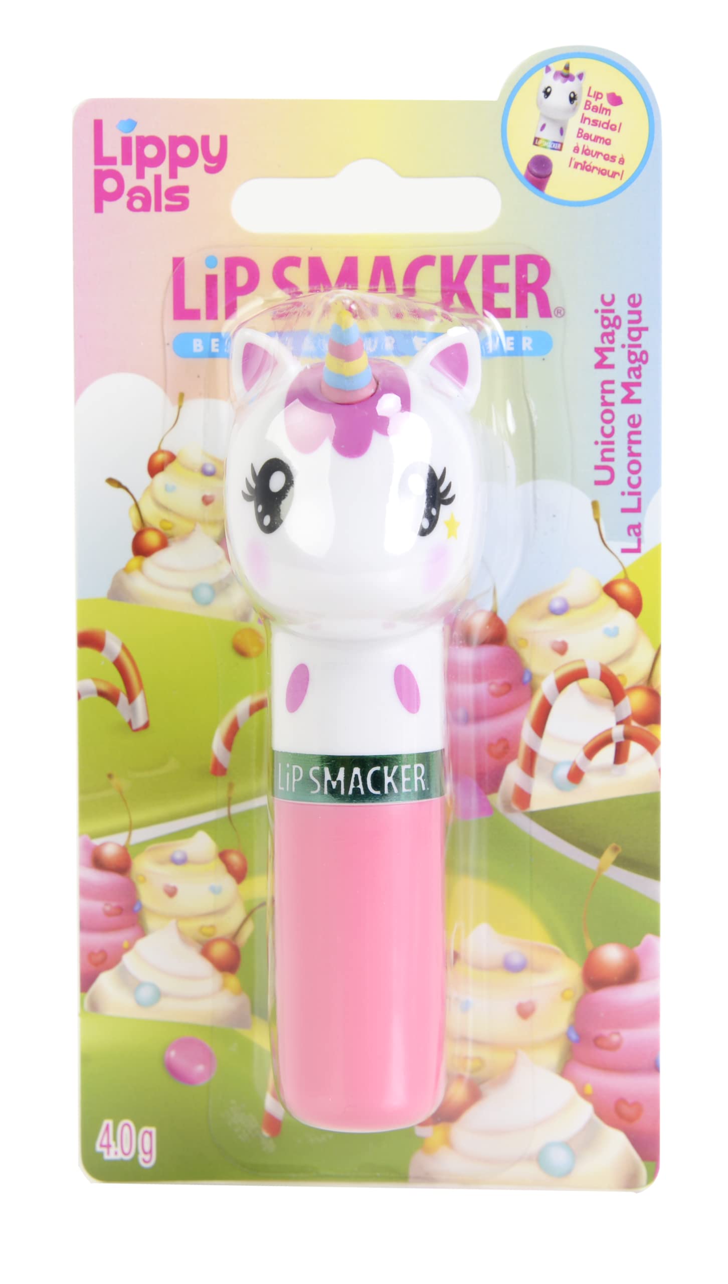 Lip Smacker Lippy Pals Unicorn Magic Lip Balm for Kids - Moisturizing Single Blister Pack