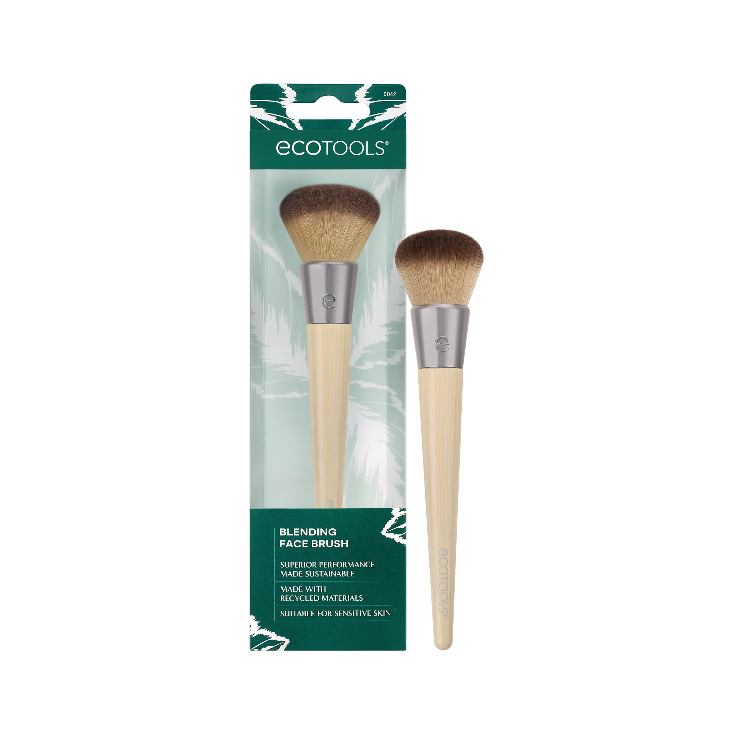 EcoTools Blending Face Makeup Brush for Liquid, Cream Foundation & Bronzer