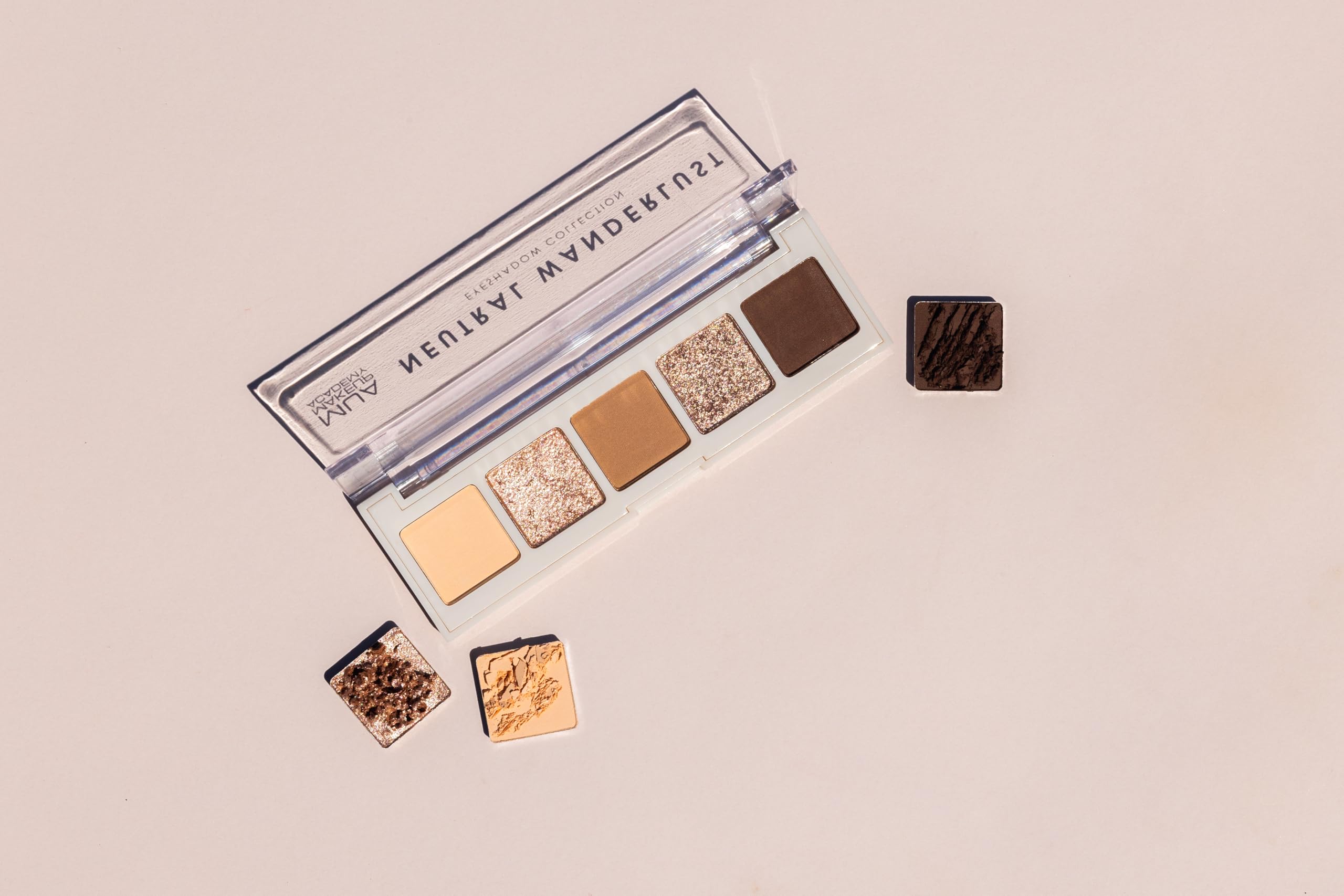 MUA Makeup Academy 5-Shade Eye Shadow Palette, Neutral Wanderlust, Vegan & Cruelty Free 4