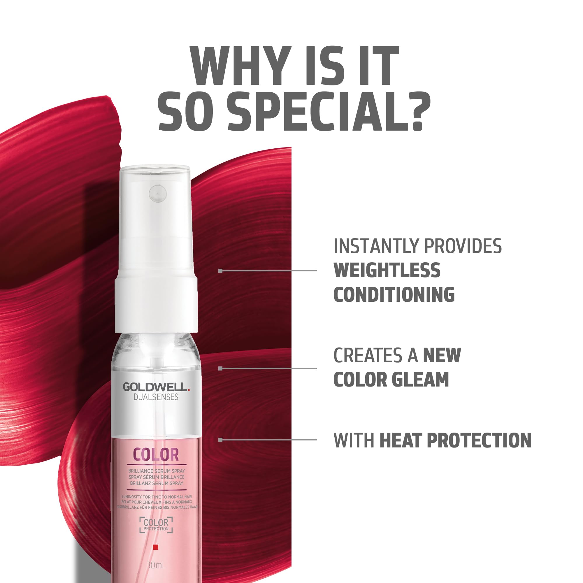 Goldwell Dualsenses Color Brillance Mini Set with Shampoo, Conditioner, Serum Spray & Treatment 5