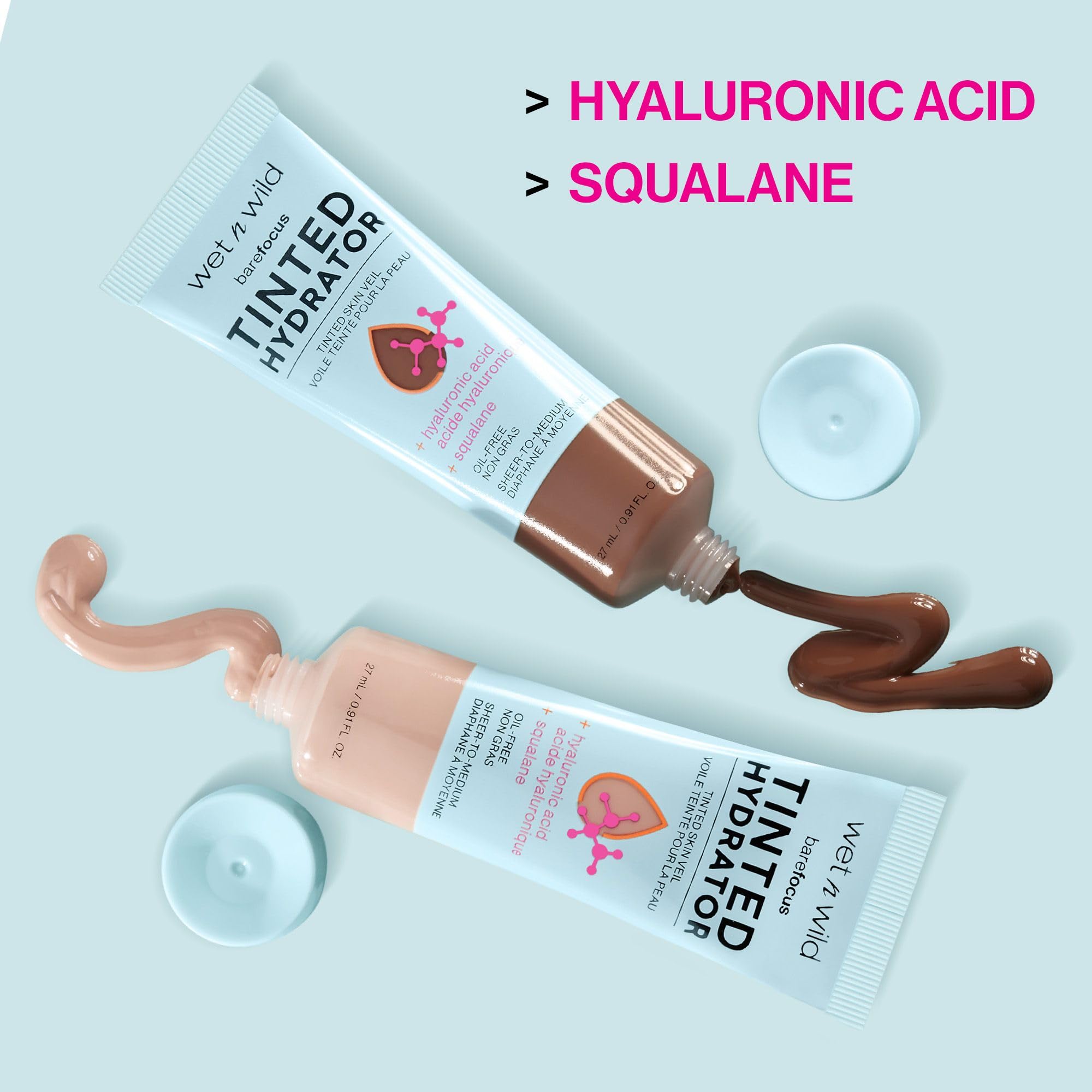 Wet n Wild Bare Focus Tinted Hydrator Tinted Skin Veil with Hyaluronic Acid Light M 5