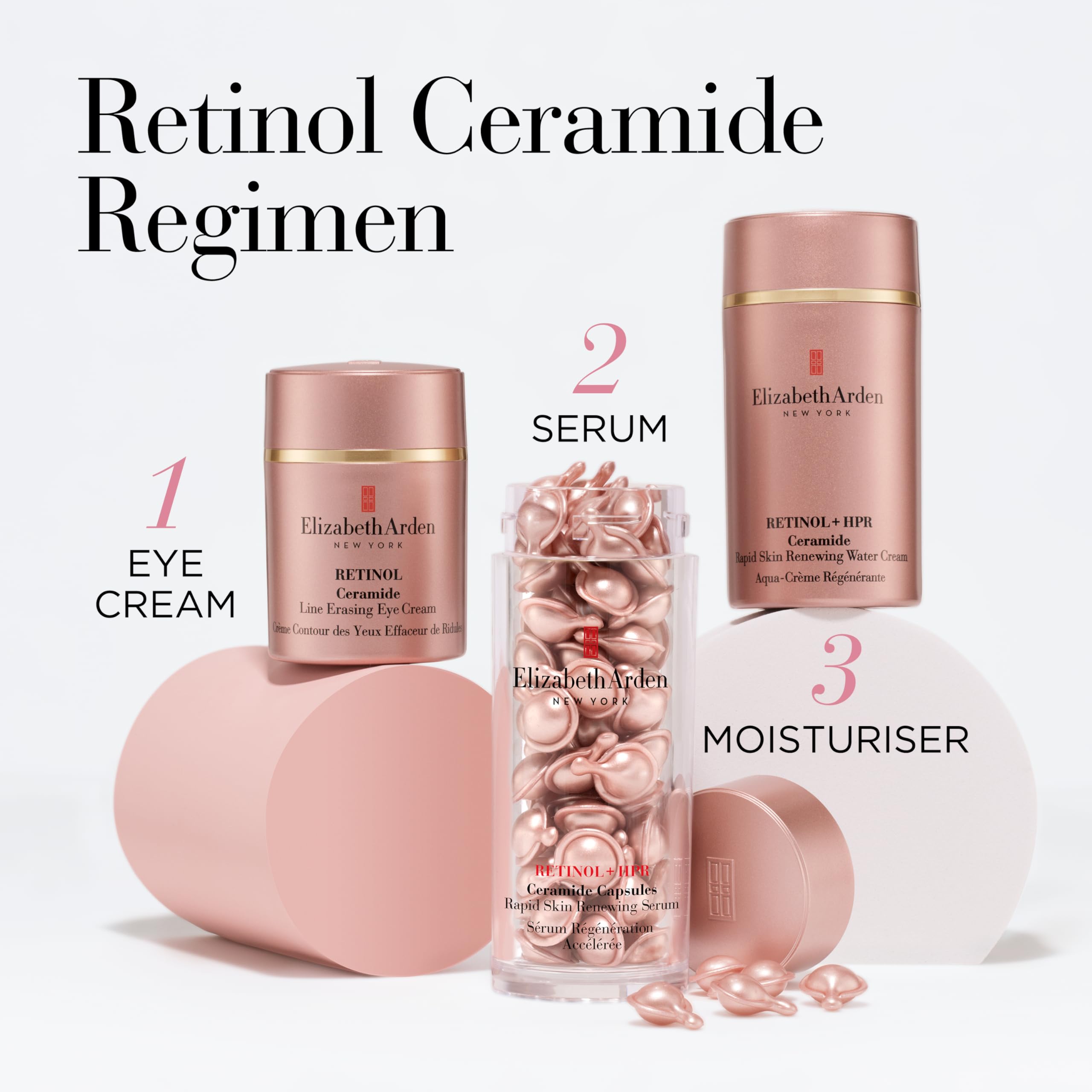 Elizabeth Arden Retinol + HPR Ceramide Kapseln Schnell hauterneuerndes Serum 8