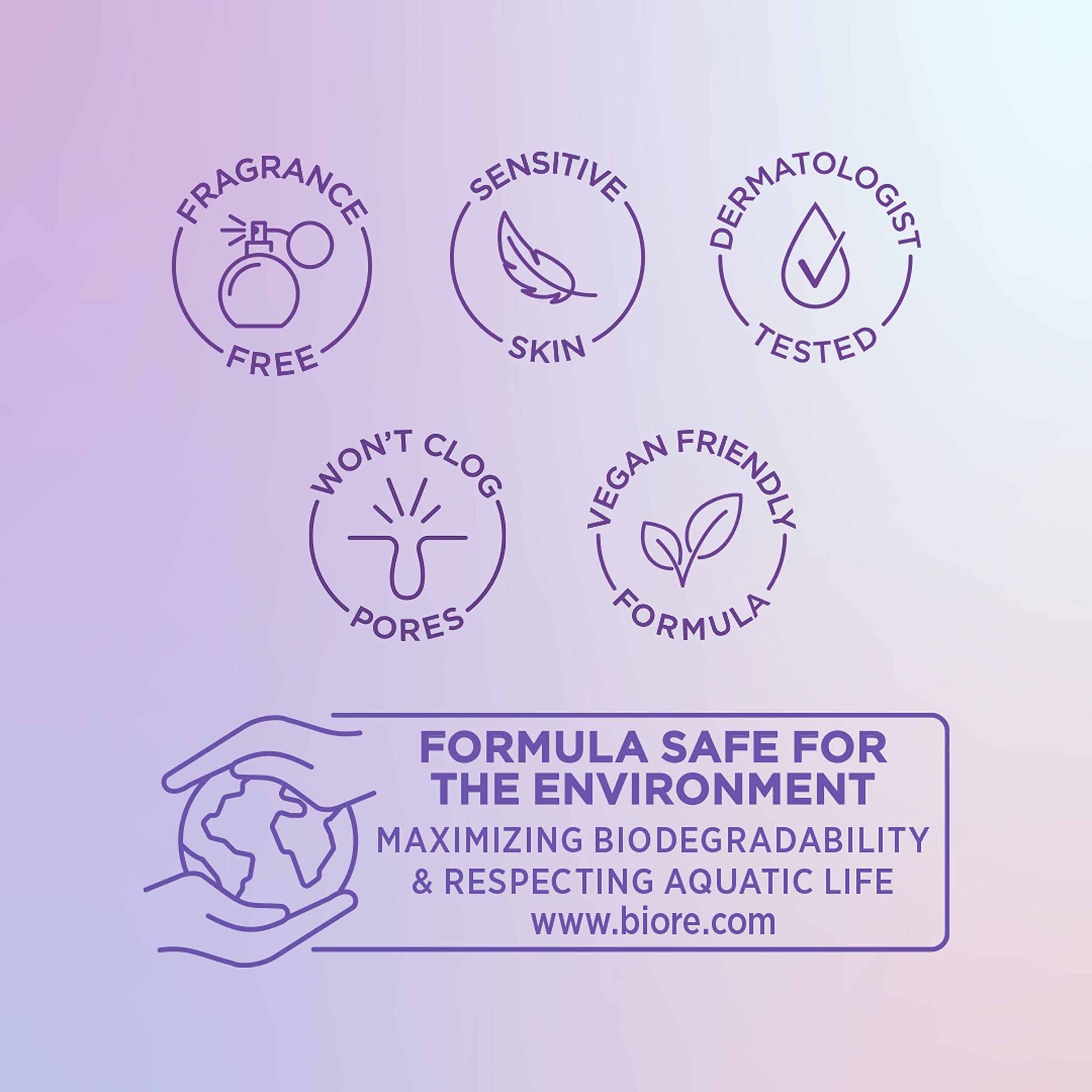 Bioré Hydrate and Glow Gentle Cleanser for Combination Skin 5