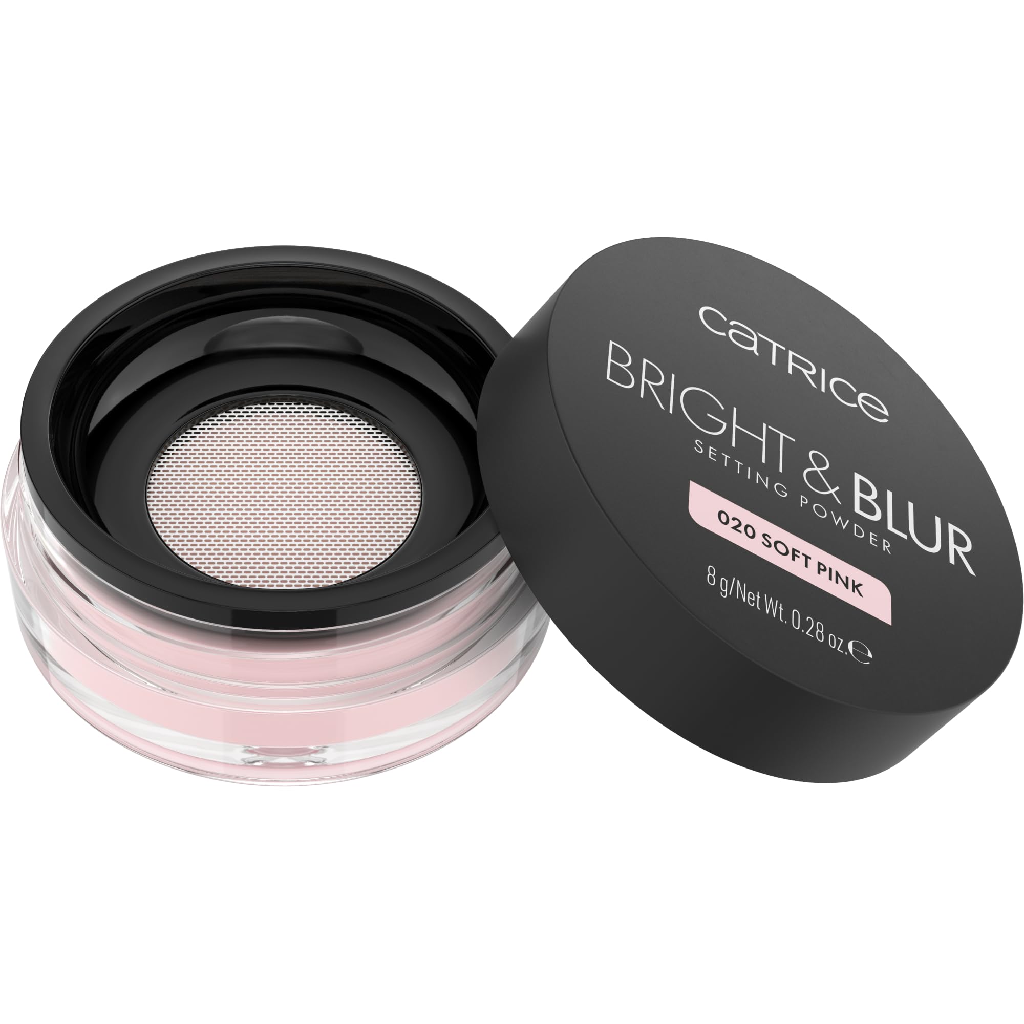 CATRICE Bright & Blur Setting Powder 020 Soft Pink - Smoothing, Pore Refining, Fixing