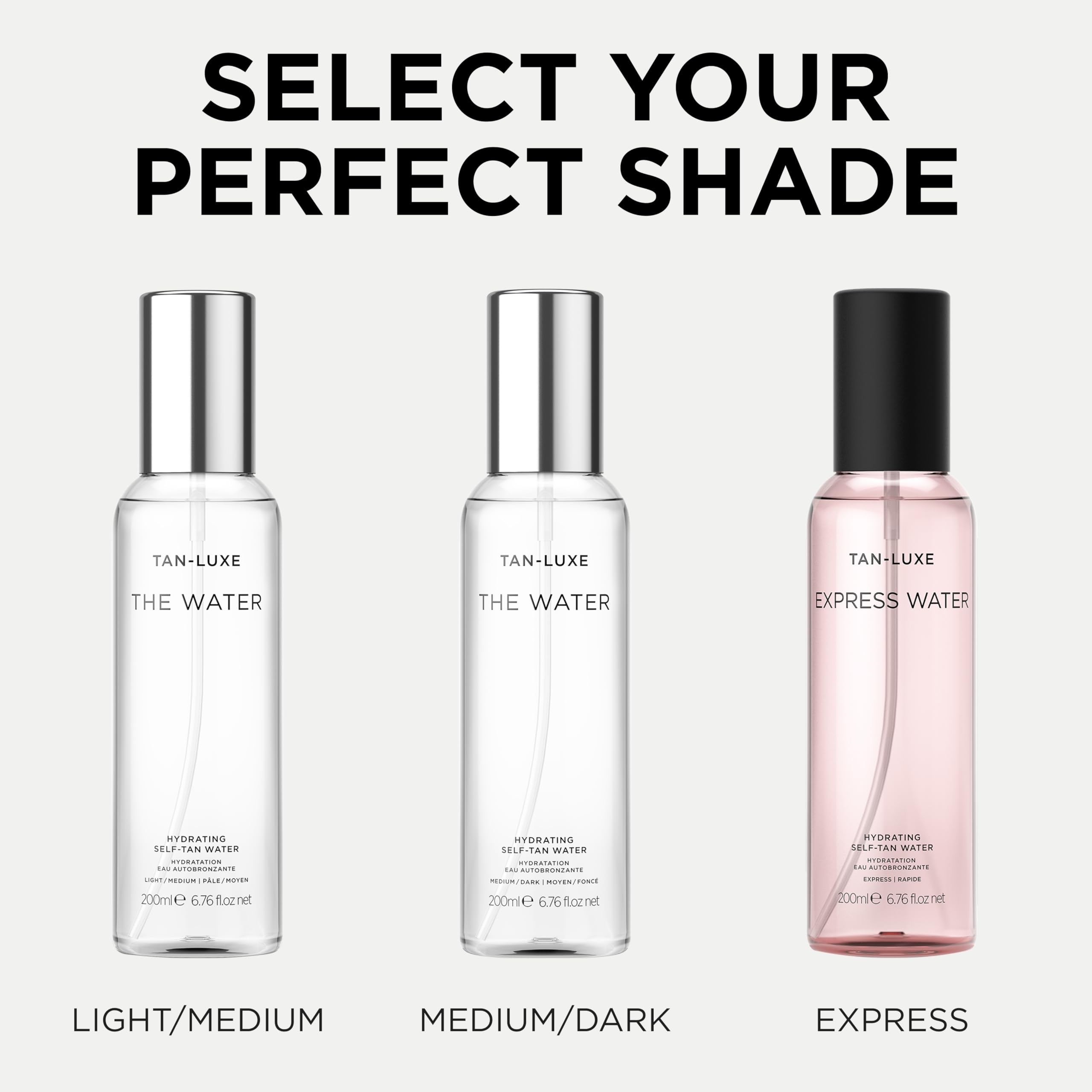 TAN-LUXE Express Water Hydrating Self-Tan Water for Sun-Kissed Glow in 30 Minutes 4