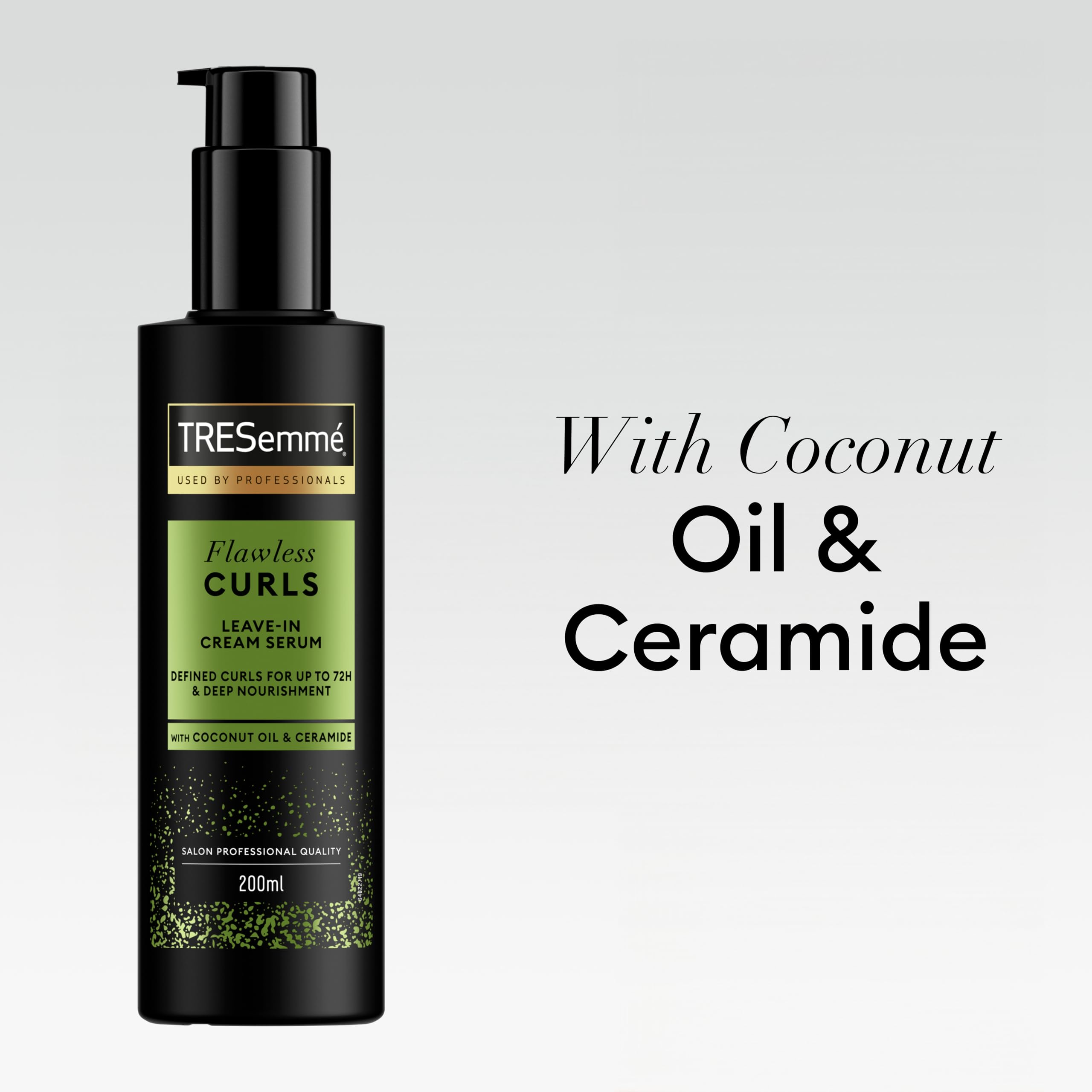 TRESemmé Flawless Curls Leave-In Cream Hair Serum with Coconut Oil & Ceramide 4