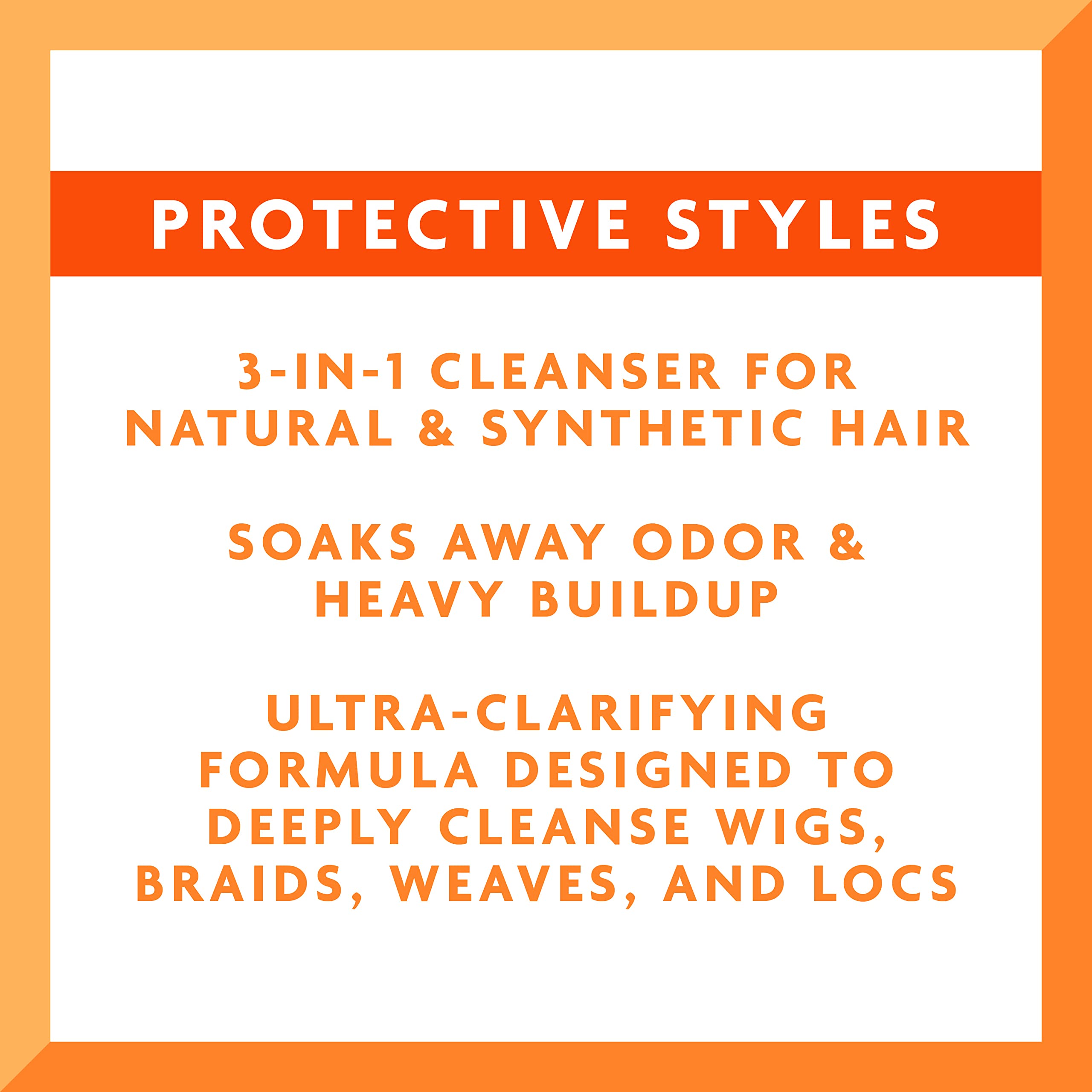 Cantu Protective Styles Hair Bath & Cleanser with Tea Tree Oil and Apple Cider Vinegar 296ml 3