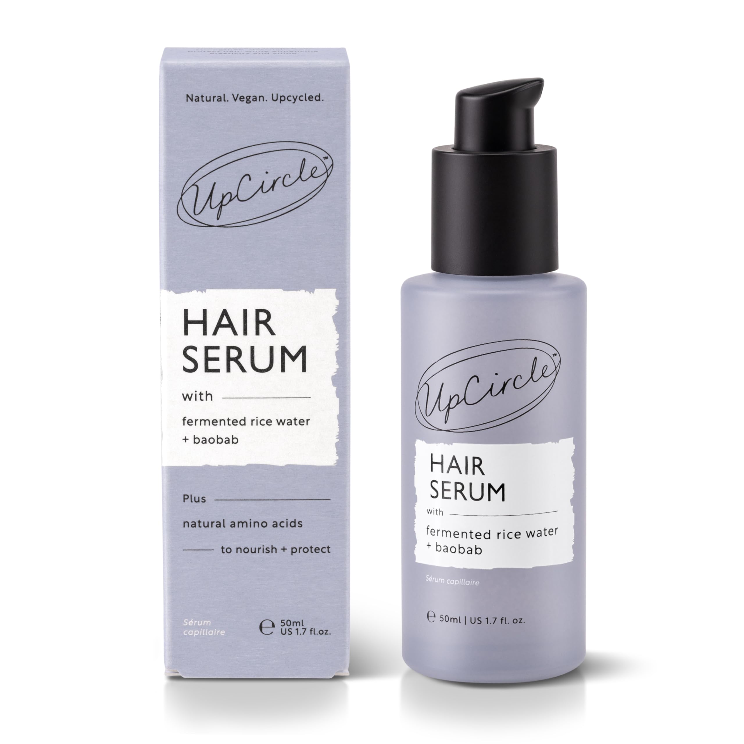 UpCircle Hair Serum 50ml with Fermented Rice Water & Baobab Extract