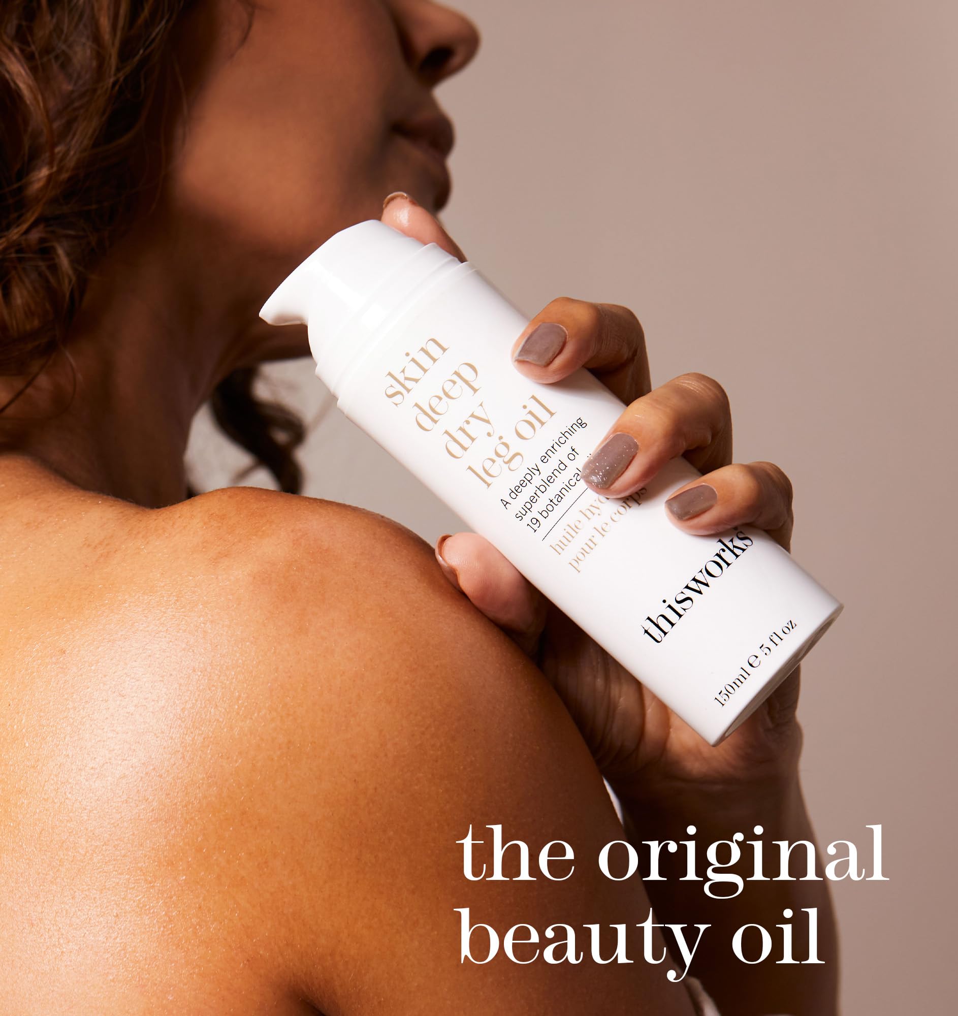 This Works Skin Deep Dry Leg Oil, 150 ml - Körperöl für trockene Haut - Nourishi