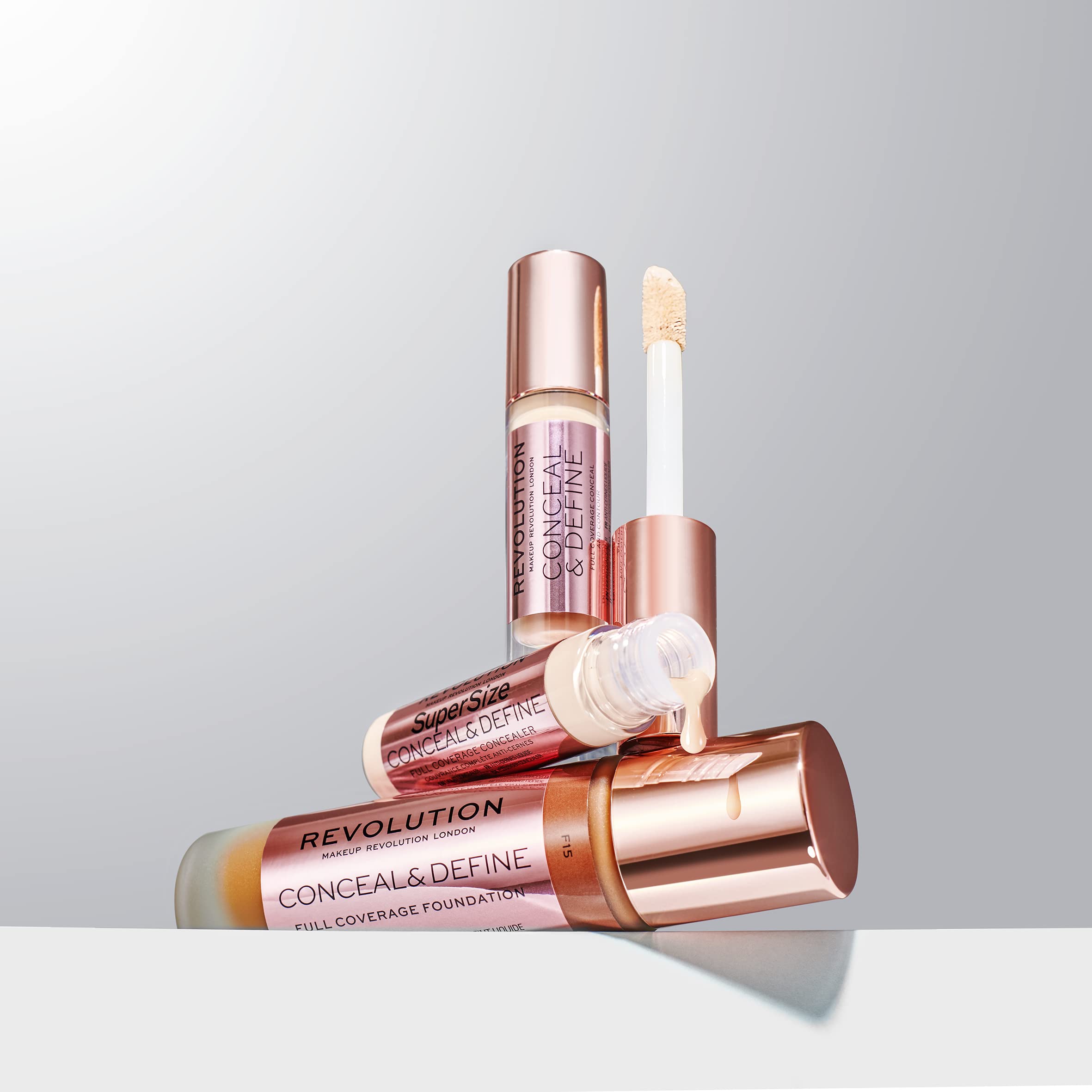 Revolution Conceal & Define Full Coverage Concealer C11 - 16 Hour Wear, Matte Finish 7