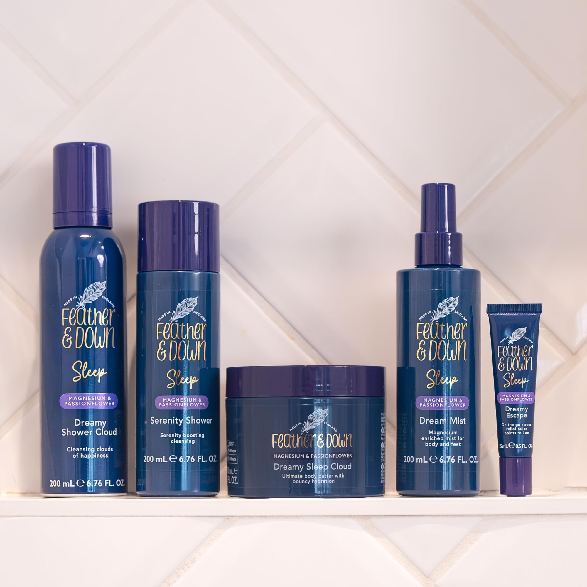 Feather &amp; Down Magnesium and Passionflower Dreamy Sleep Cloud (290ml) - Whi 6