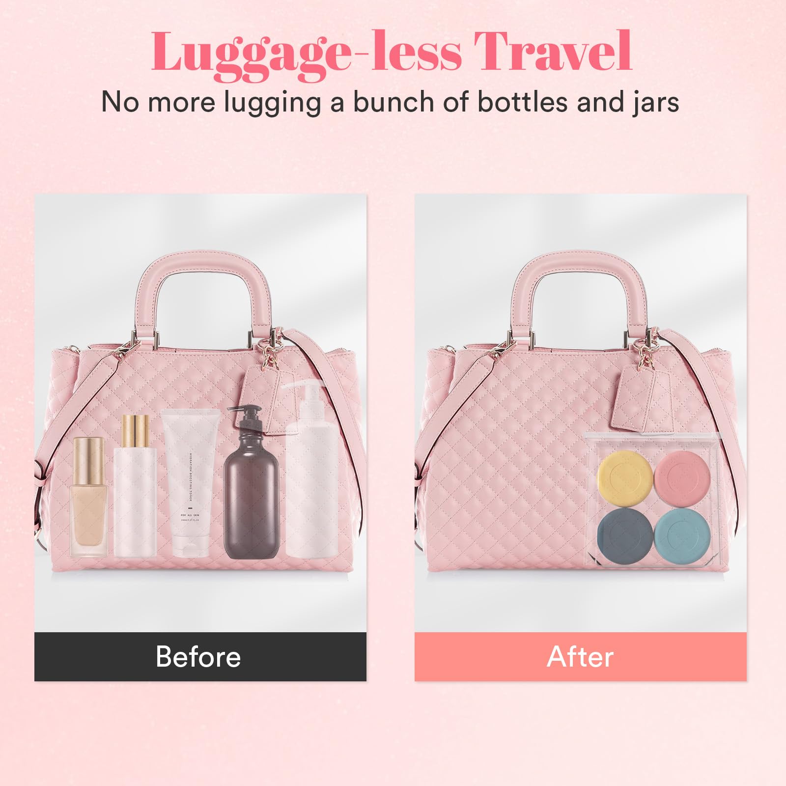 Euqvunn 40ml Silicone Travel Containers for Toiletries with Leak-Resistant Lids 6