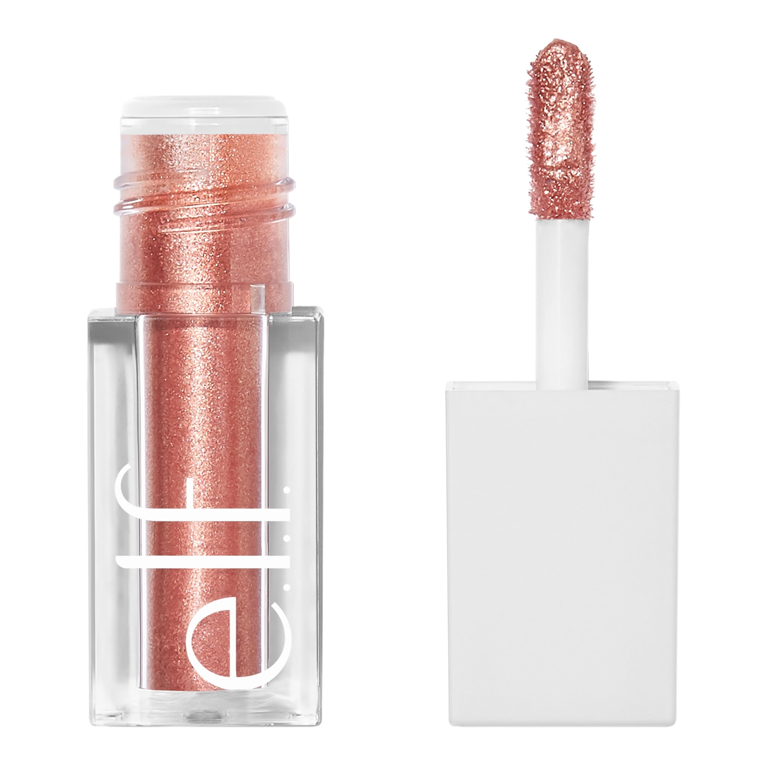 e.l.f. Liquid Metallic Eyeshadow in Big Dipper - High-Impact Burnt Orange with White Gold Pearl
