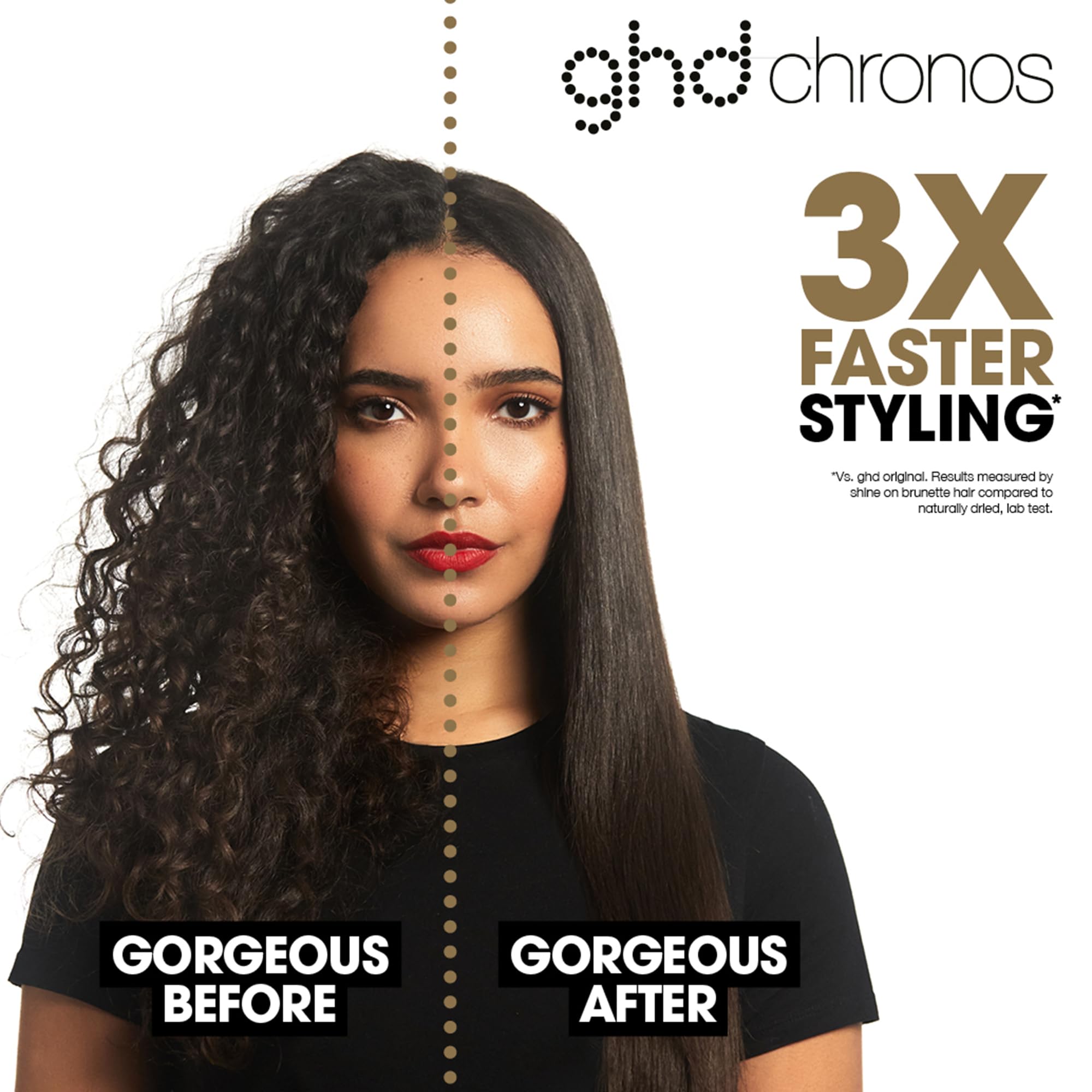 ghd Chronos Professional Styler, Black - One Stroke High-Definition Results Lasting 24hrs