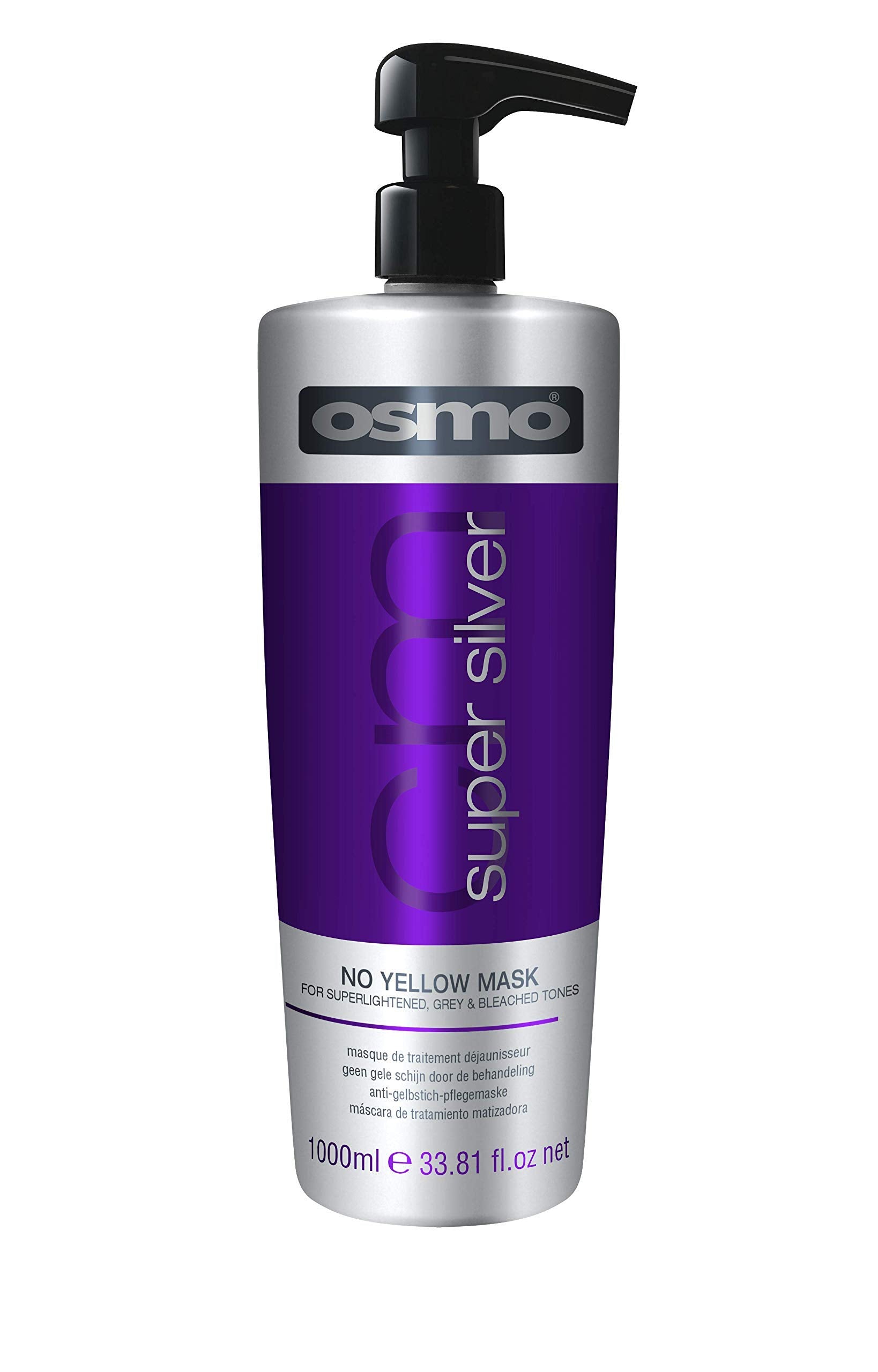 Osmo Super Silver No Yellow Mask 1000ml for Toning and Hair Care
