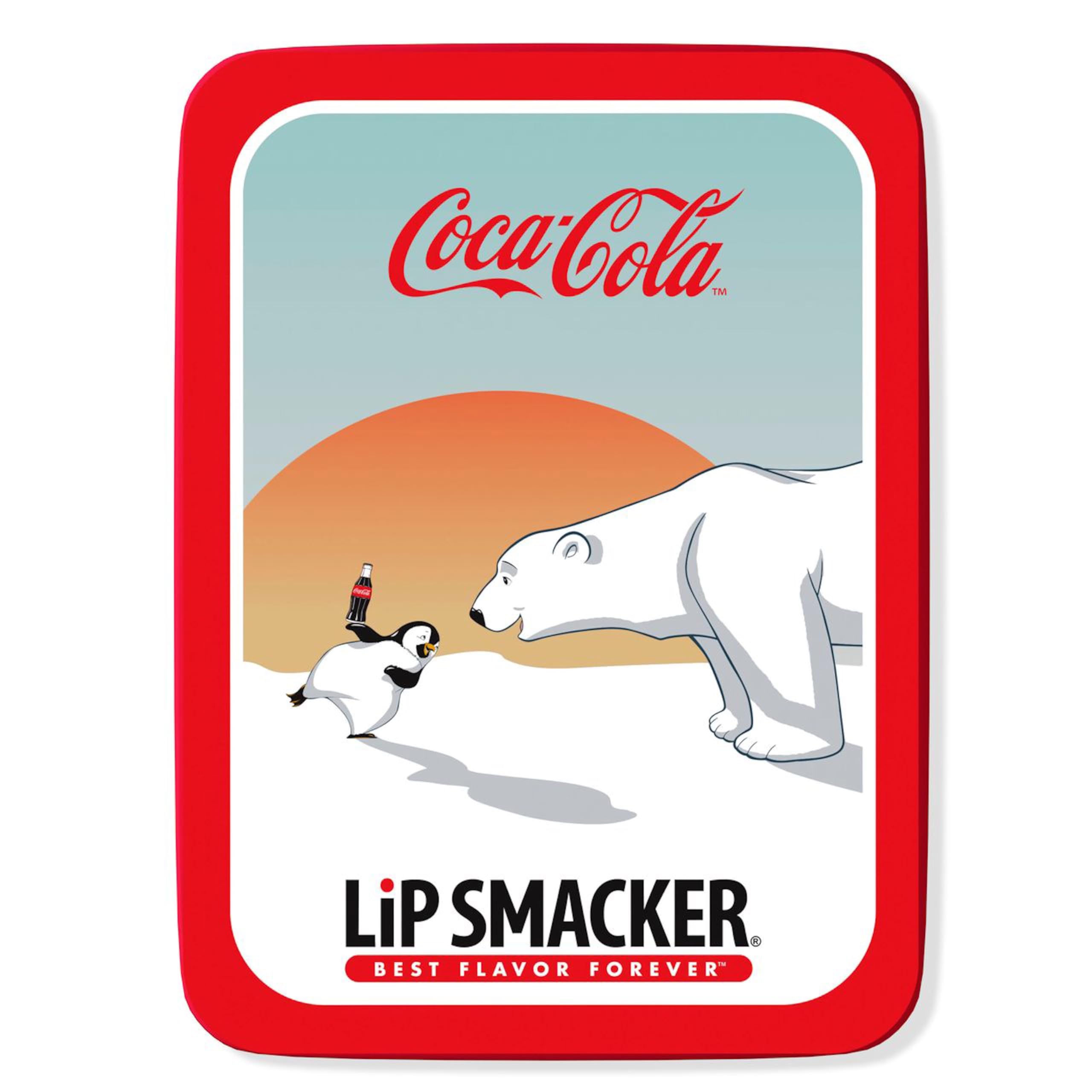 Lip Smacker Coca-Cola Tin Trio Kids Lip Balm Gift Set - Classic, Cherry, Vanilla 3