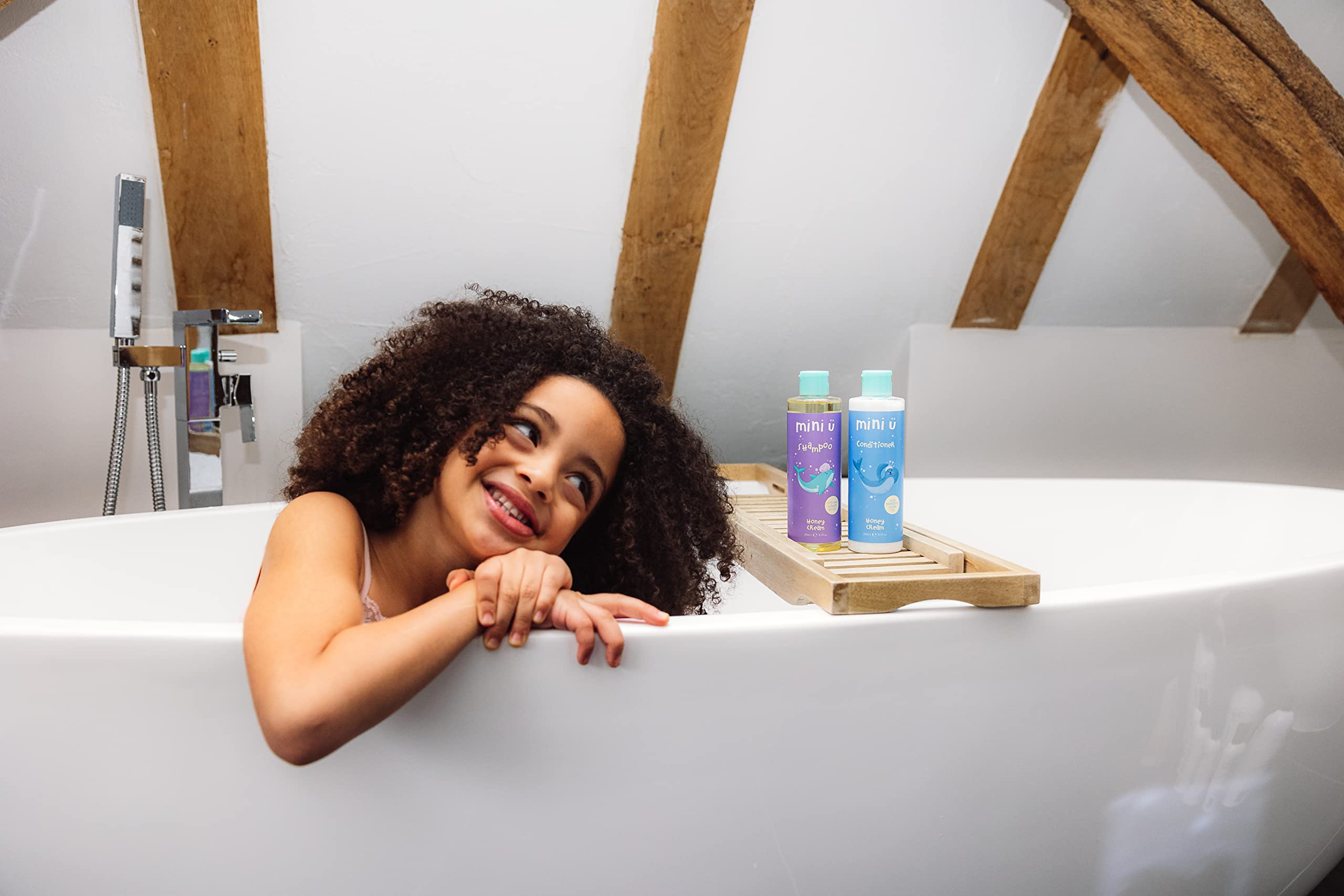 Mini U Honey Cream Shampoo Gelb für Kinder - Geeignet ab Geburt 4