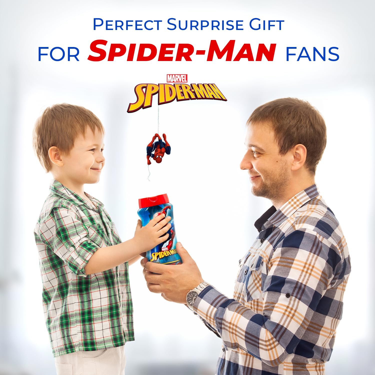 JingHe Spiderman 2-in-1 Kids Bubble Bath & Shampoo with Vitamin E & A 7