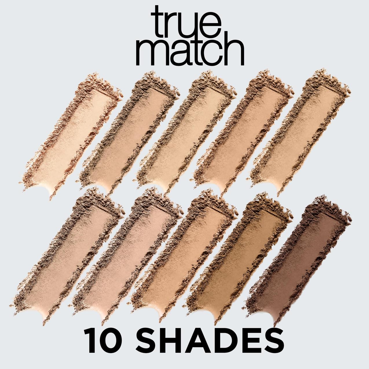 L'Oréal Paris Transparentes Gesichtspuder, True Match Make-up-Puder für das Gesicht, mit Hyaluronsäure für ein natürlich strahlendes Finish, glättet und verbessert die Hautstruktur, Farbton 2C 4