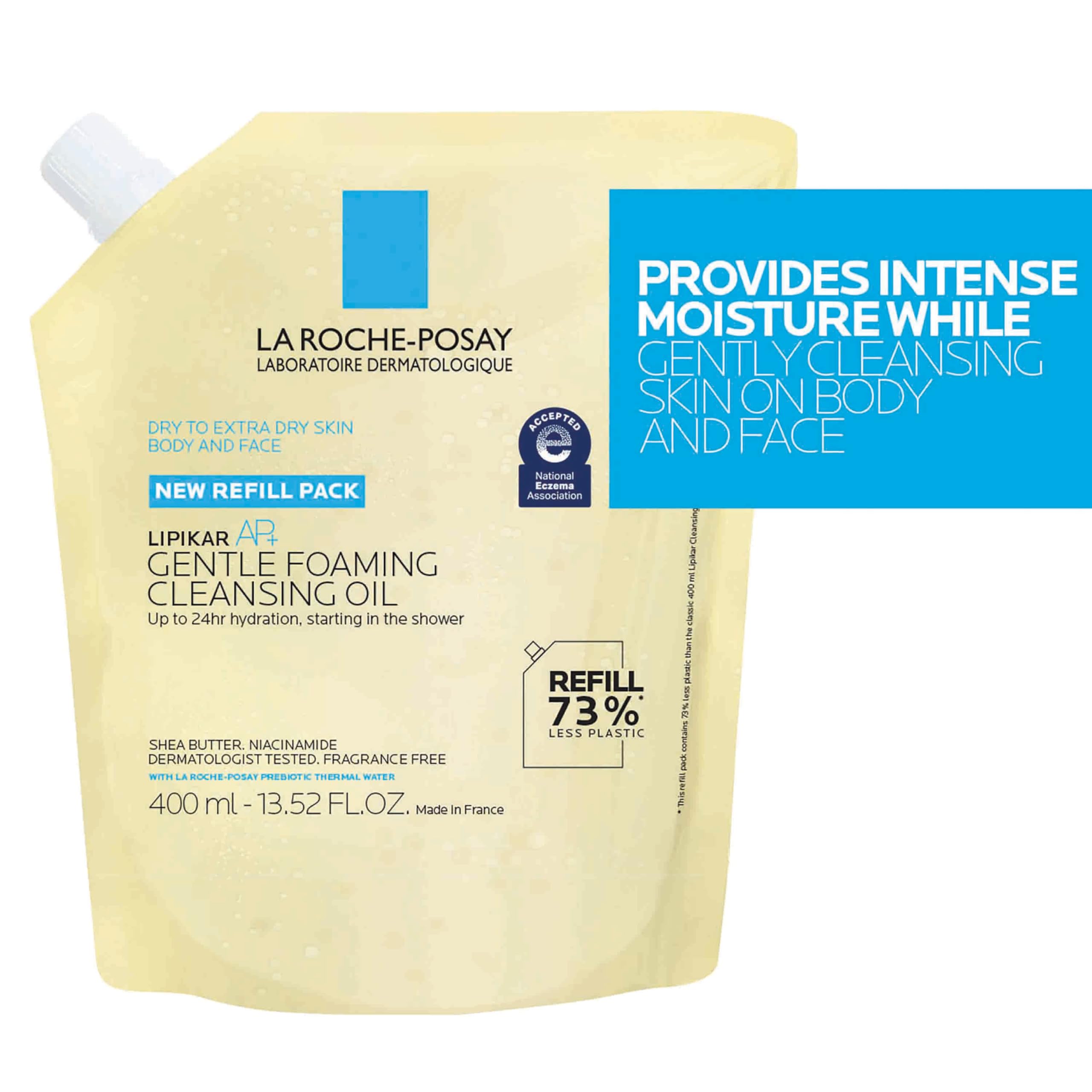 La Roche-Posay Lipikar AP+ Eco-Refill Cleansing Oil 400ml 6