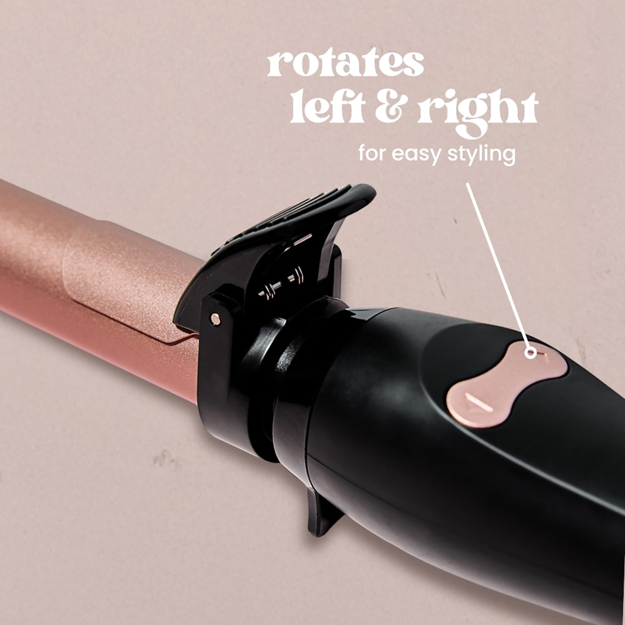 Beachwaver Co. B1 Automatic Rotating Curling Iron - 1-Inch Barrel, Midnight Rose 7