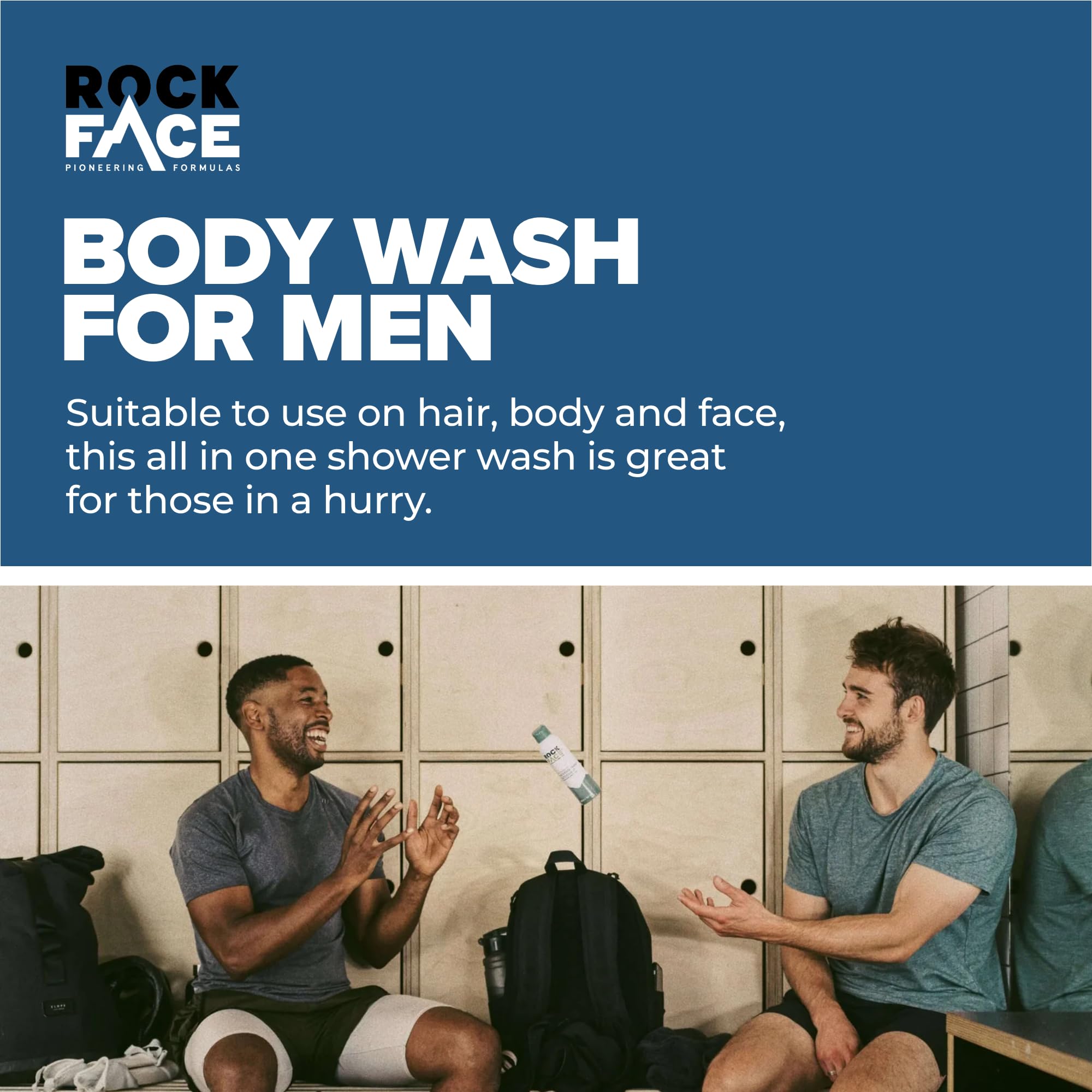 Rock Face Duschgel – Raffiniertes All-in-One-Duschgel für Männer, 410 ml, Sandalw 7