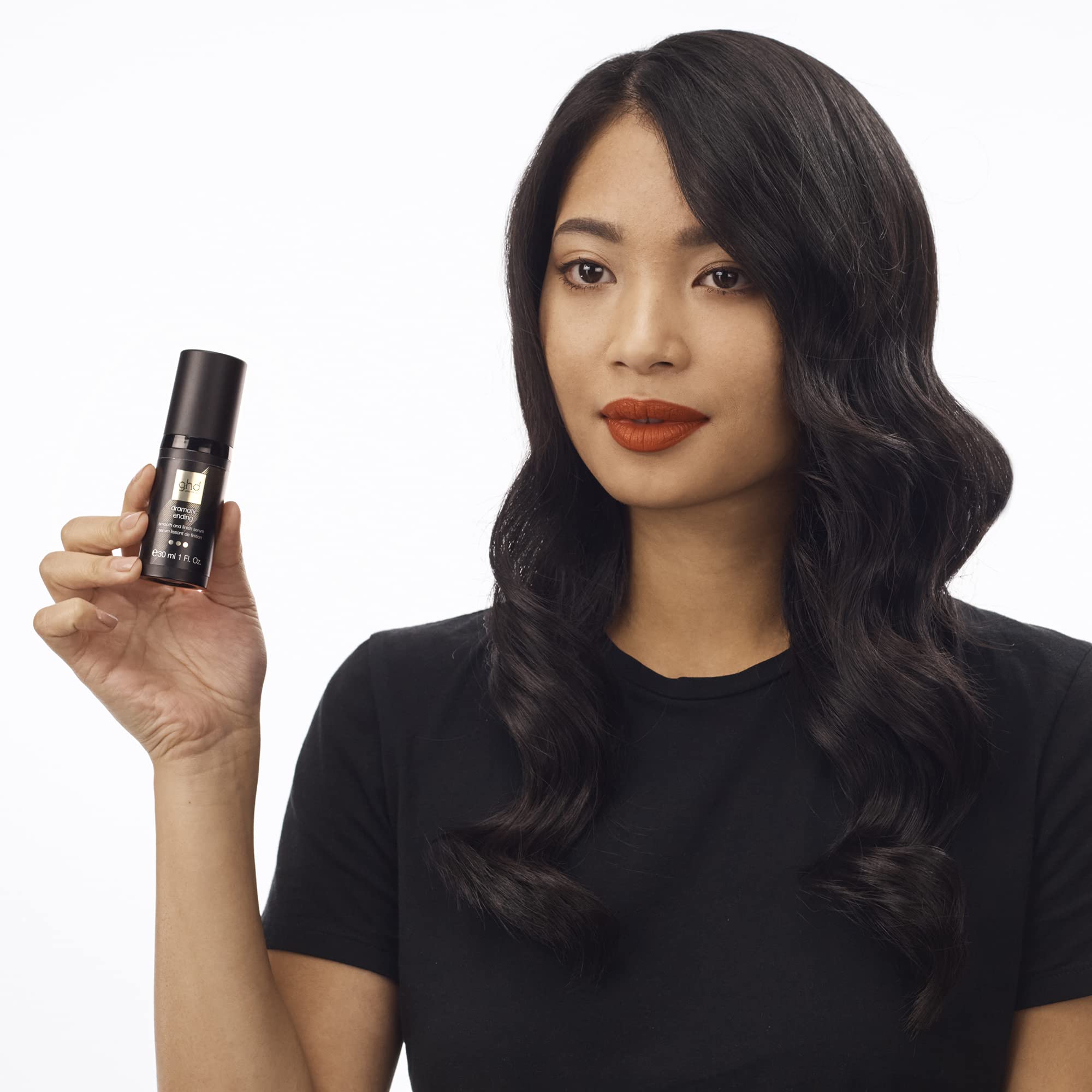 ghd Dramatic Ending Smooth & Finish Serum for Shine, Curls, and Flyaways (30ml) 5