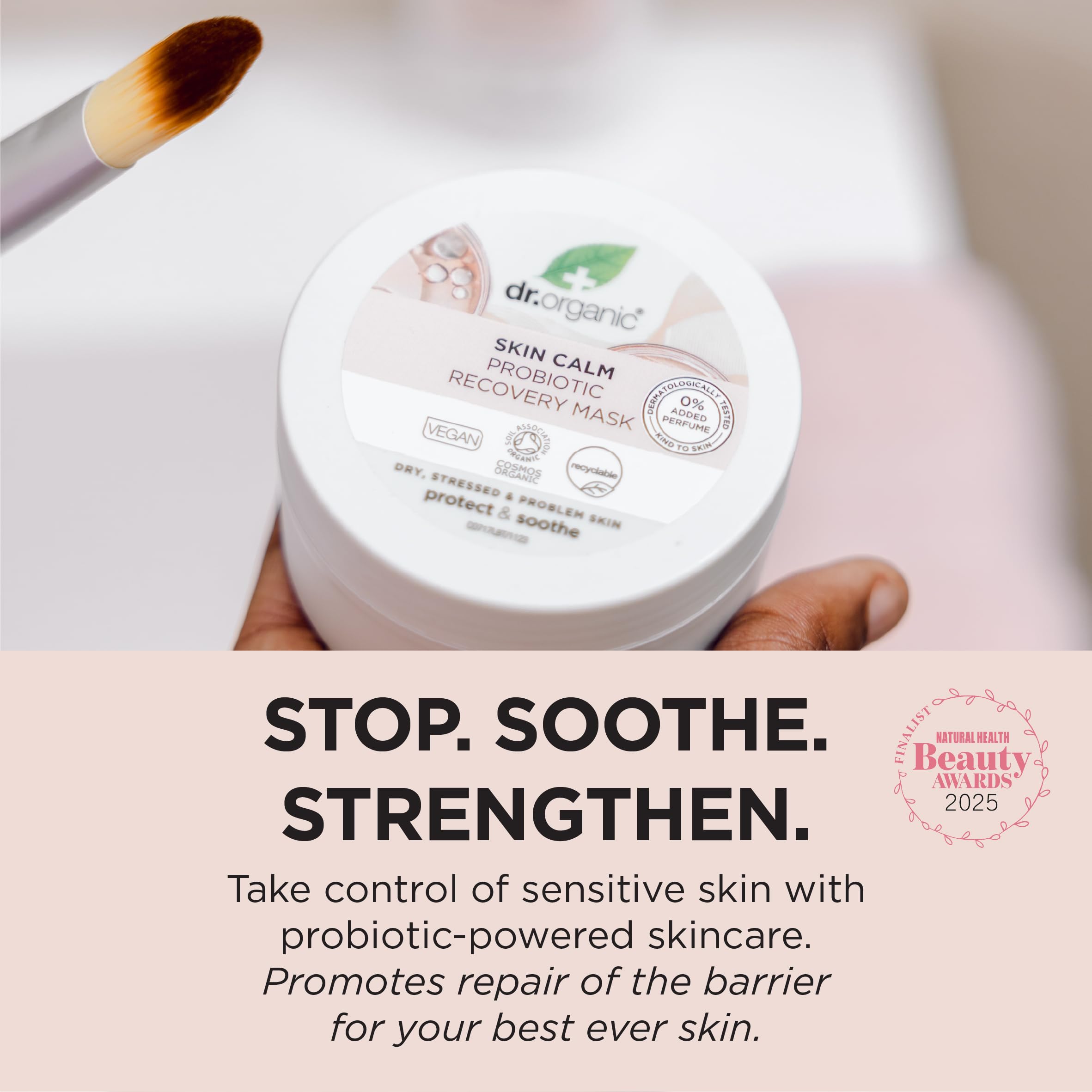 Dr Organic Skin Calm Probiotic Recovery Mask for Dry & Sensitive Skin