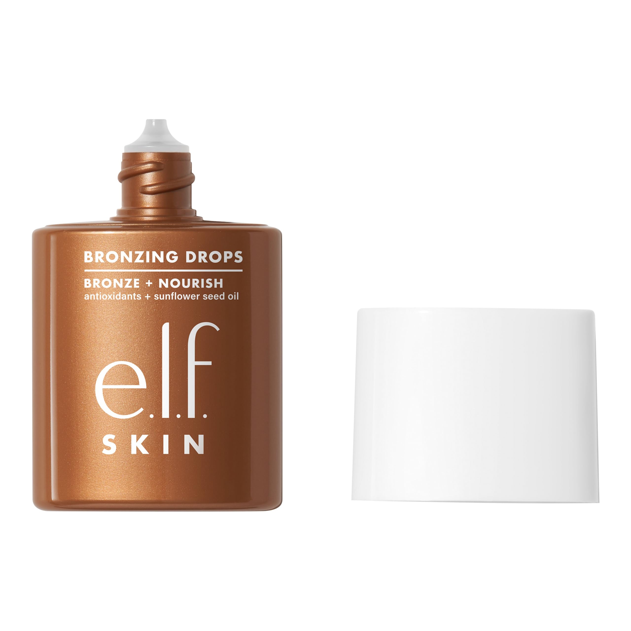 e.l.f. SKIN Bronzing Drops Liquid Bronzer for Face & Skin with Vitamin E