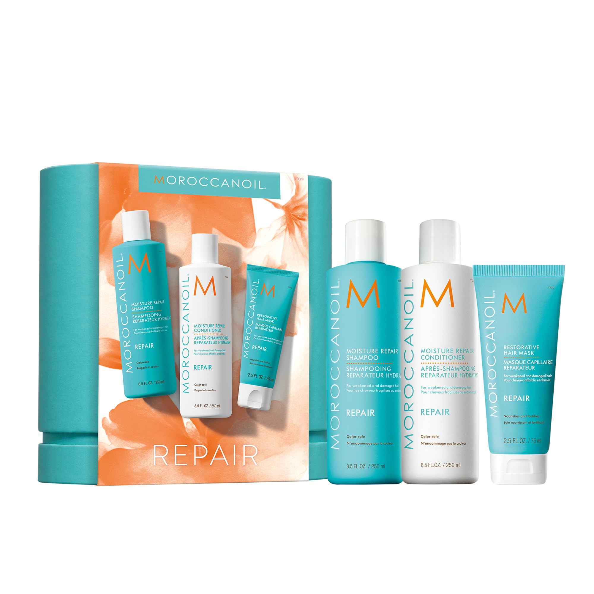 Moroccanoil Repair and Restore Spring Set with Full-Sized Shampoo & Conditioner