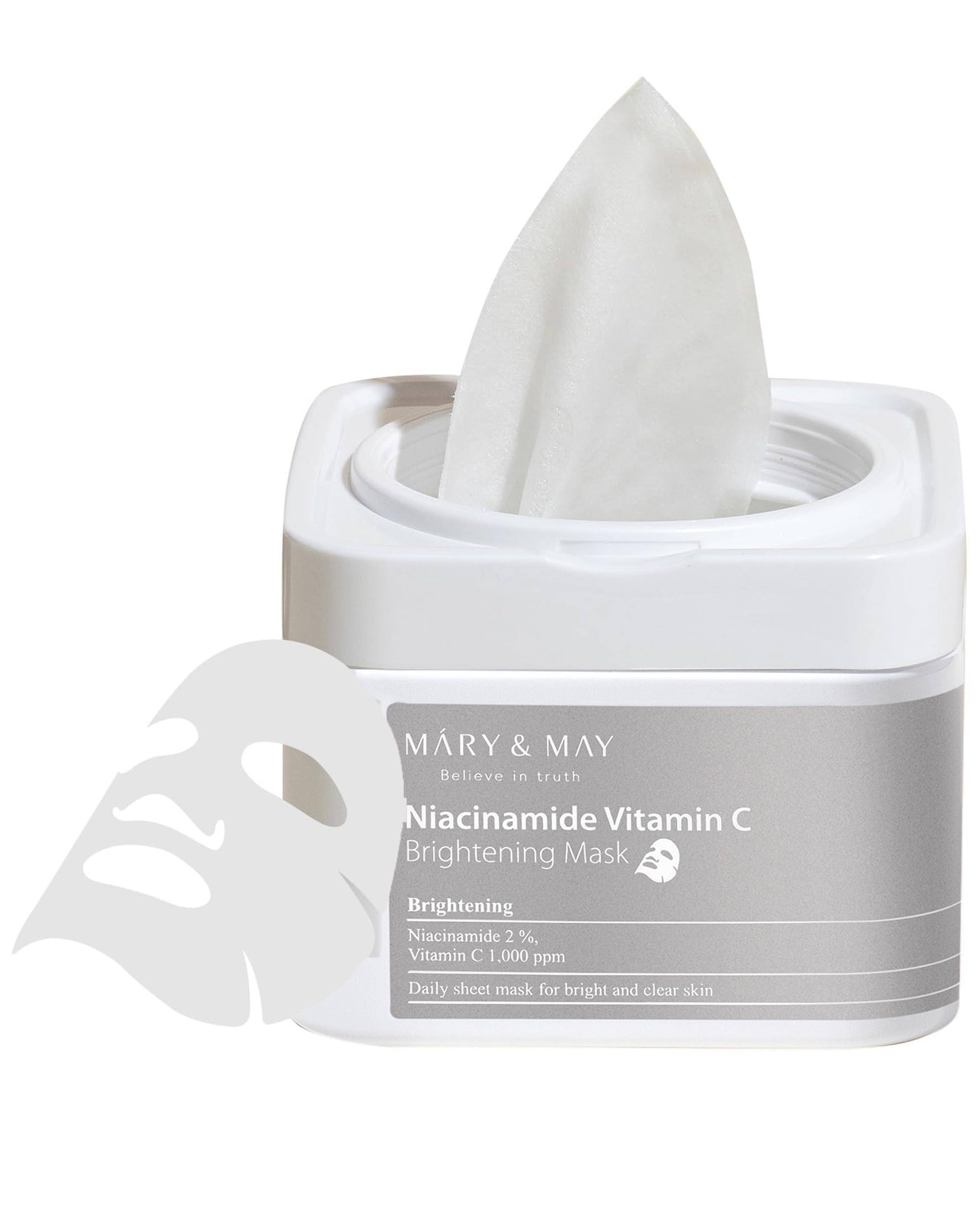 Mary&May Niacinamide Vitamin C Daily Radiance Mask - Quick Dispenser Type