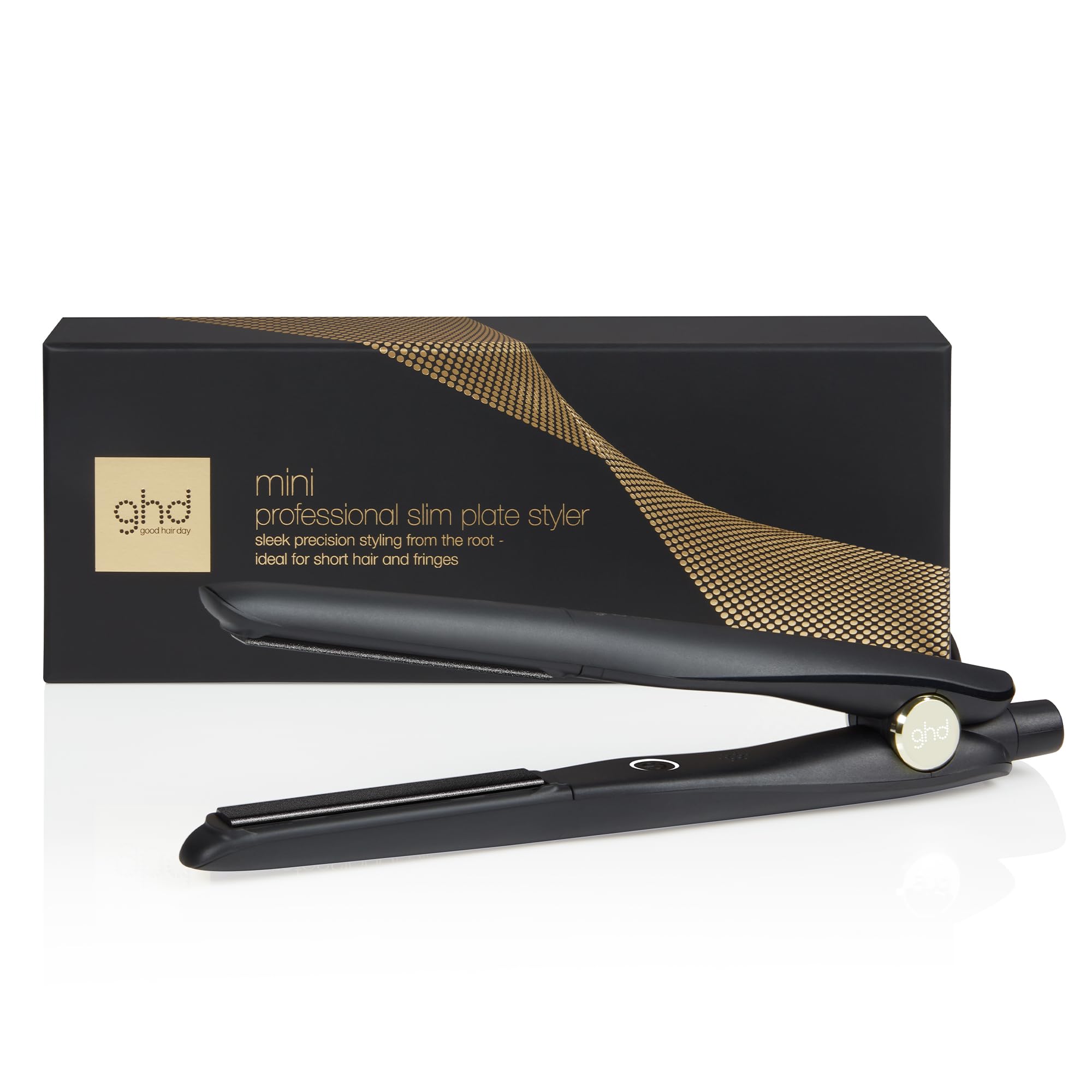 ghd Mini Hair Straightener with 15mm Slim Plate for Precision Styling