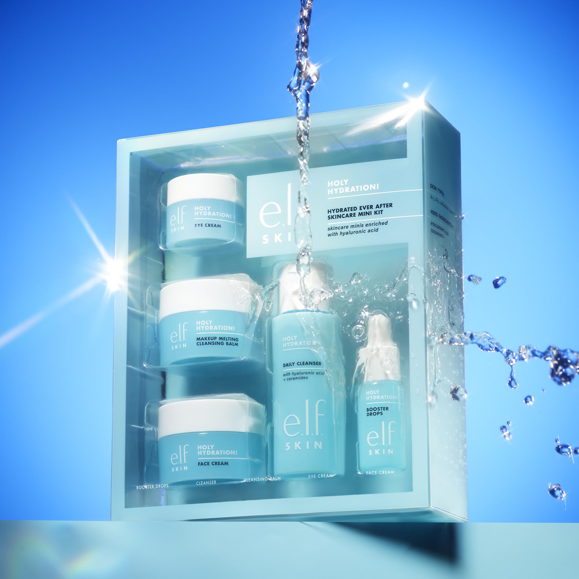 e.l.f. SKIN Hydrated Ever After Skincare Mini Kit with Hyaluronic Acid