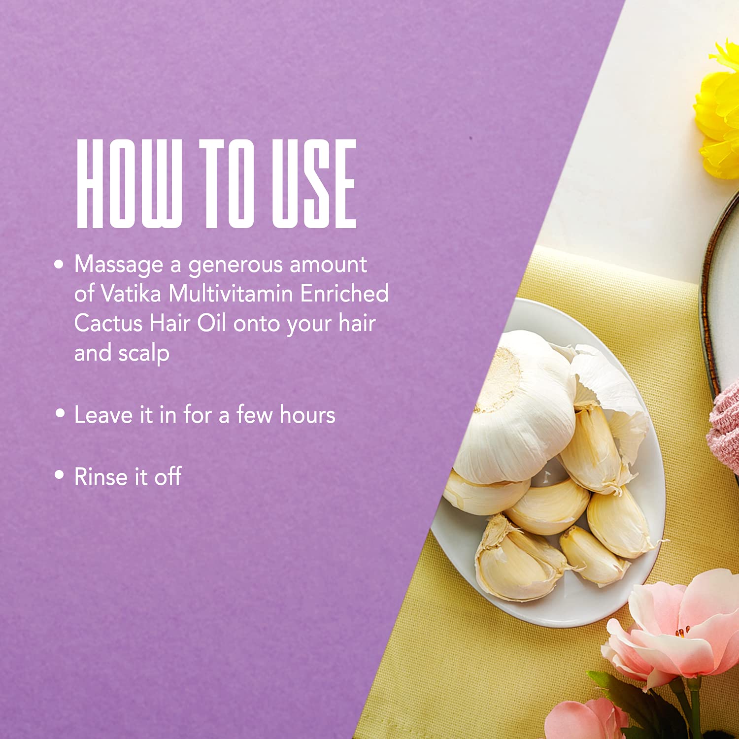 Dabur Vatika Multivitamin Garlic Hair Oil with Rosemary and Lemon for Hair Fall Control, 200 ml 6