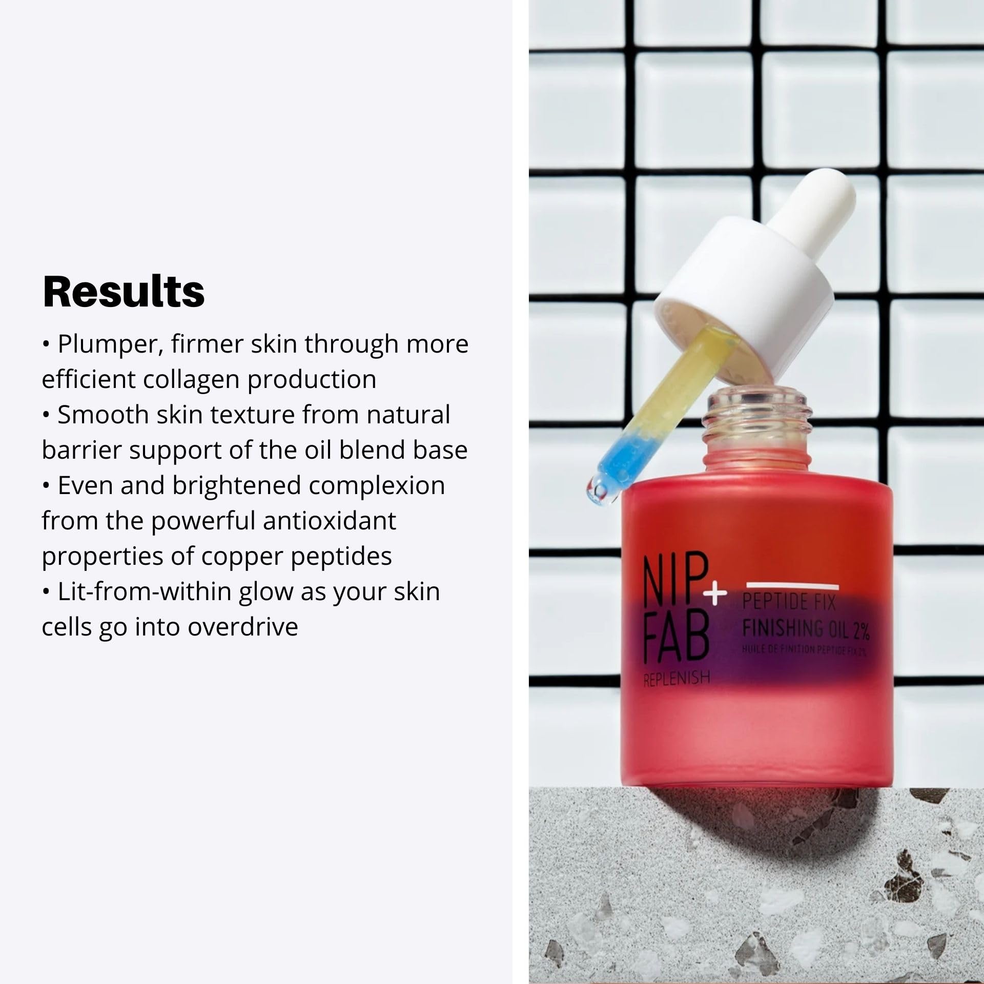 Nip+Fab Peptide Fix Finishing Oil 2% with Copper Peptide, 30 ml 5