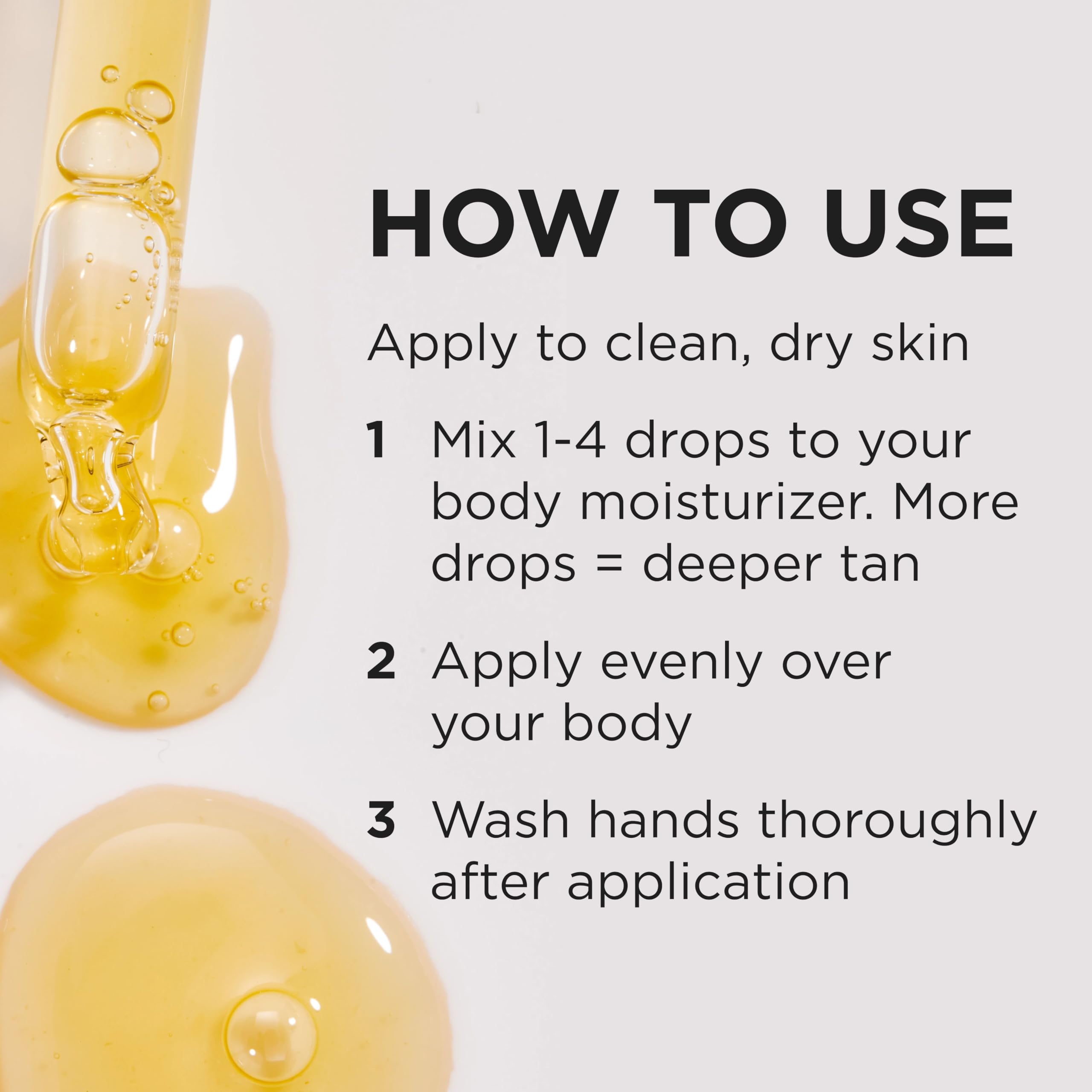 TAN-LUXE THE BODY Self Tan Drops for Medium/Dark Tan (15 ml) 6
