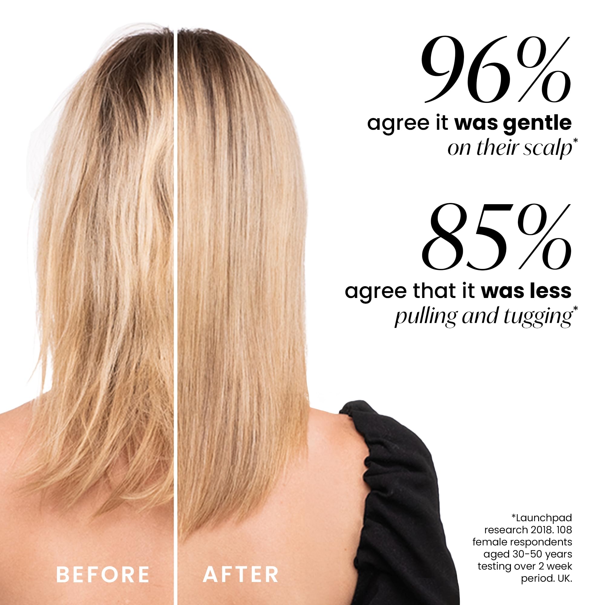 Tangle Teezer Fine & Fragile Detangling Hairbrush for Wet/Dry Hair - Berry Bright 6