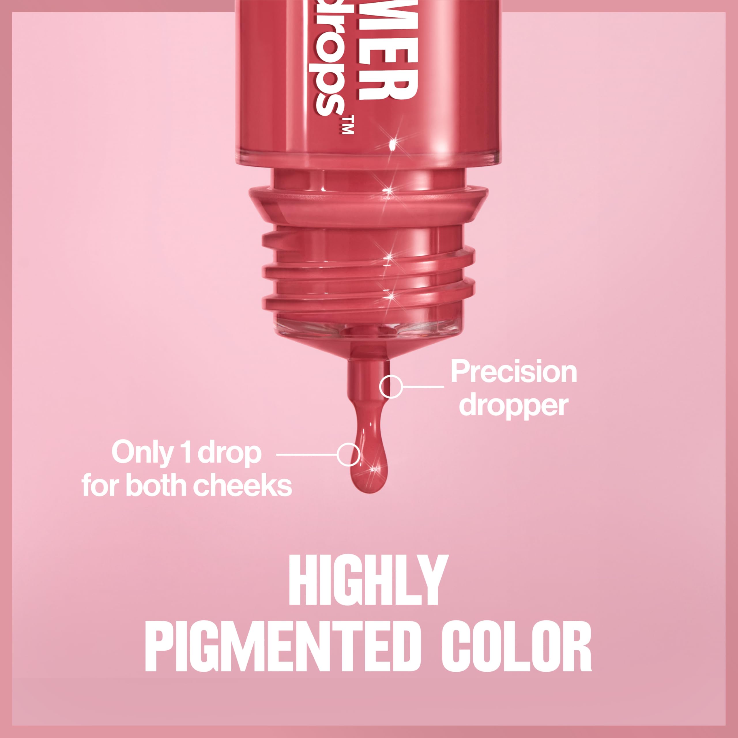 Revlon Glimmer Blush Drops - Hydrating Liquid Blusher with Plumping Formula 5