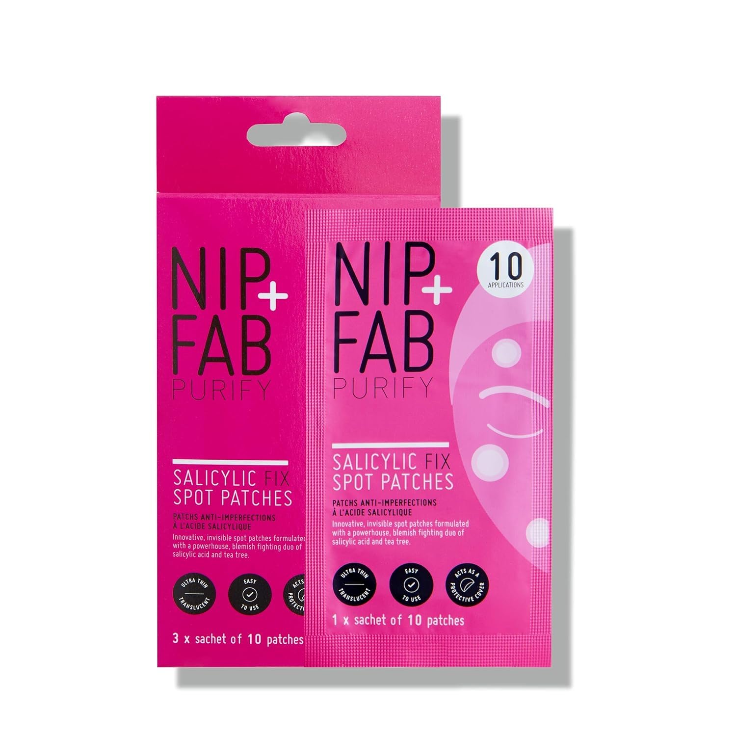 Nip + Fab Salicylic Acid Fix Spot Patches with Tea Tree for Blemishes and Dark Spots