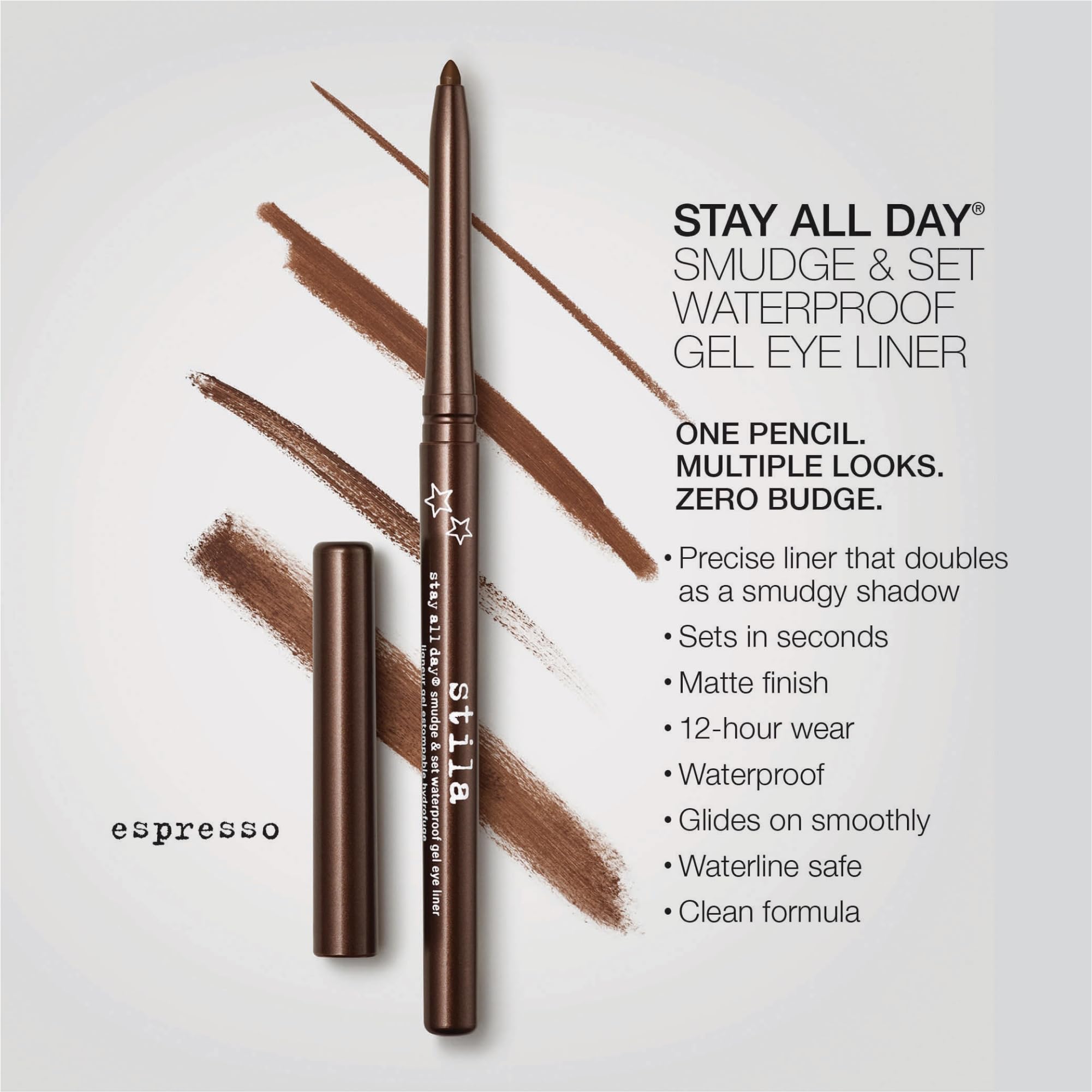 Stila Stay All Day Smudge & Set Waterproof Gel Eye Liner 0.35g - Espresso