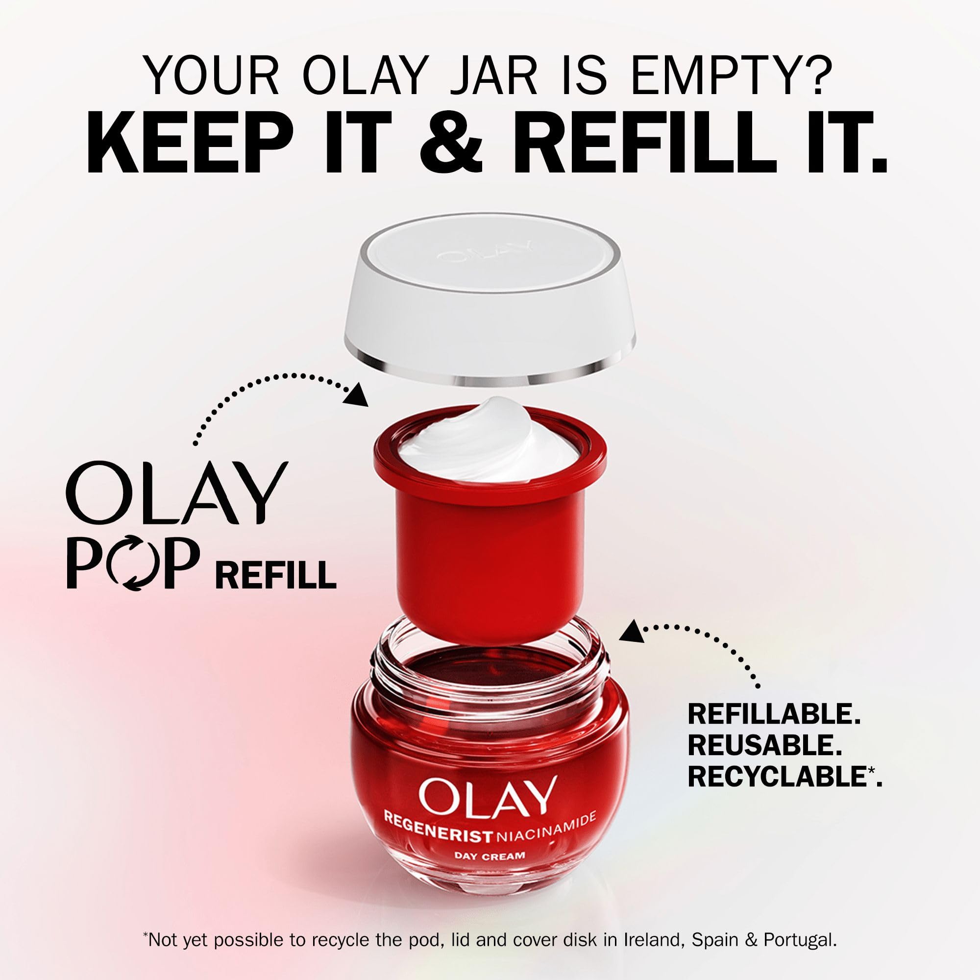 Olay Regenerist Niacinamide Day Cream Face Moisturiser SPF 30 REFILL 2