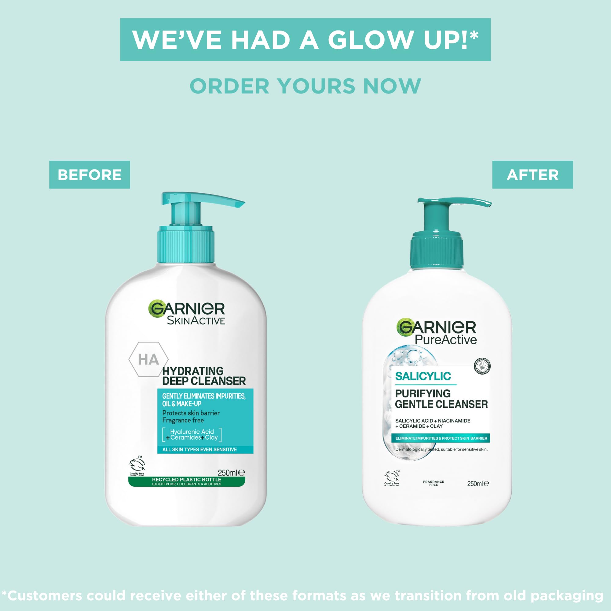 Garnier Pure Active Salicylic Purifying Gentle Face Cleanser with Niacinamide and Clay