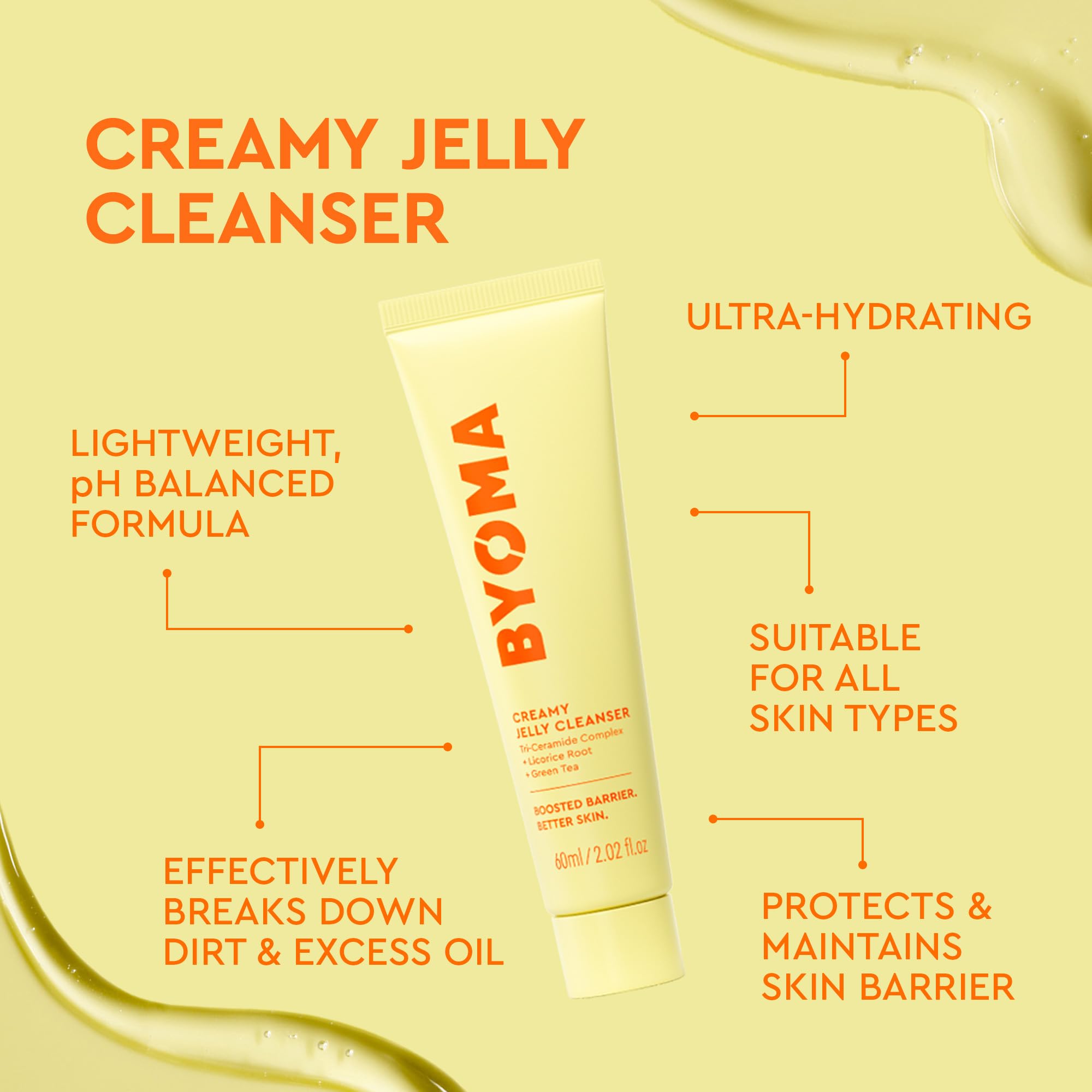 BYOMA Star Power Brightening Trio: Cleanser, Eye Gel, and Moisturizer Set 4